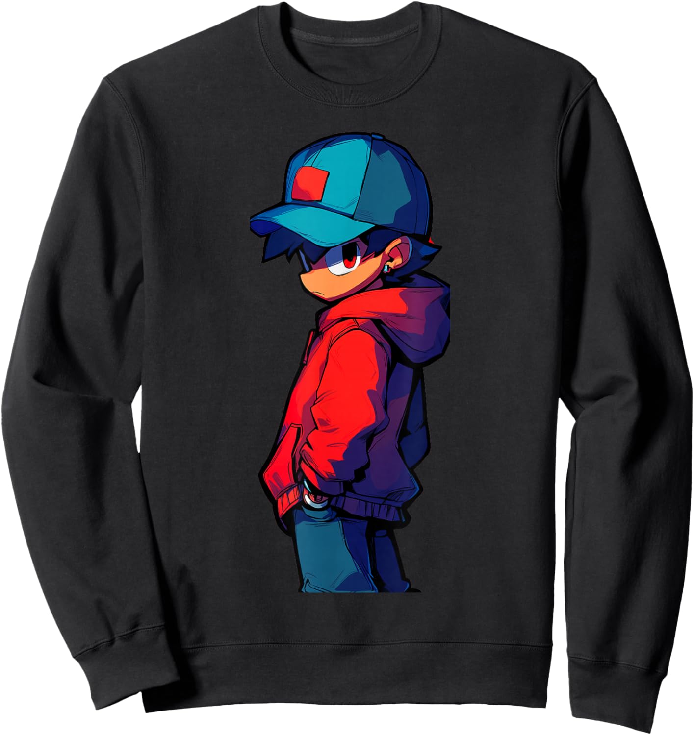 Angry Boyfriend in Battle Mode Sweatshirt - Sweatshirt | Black