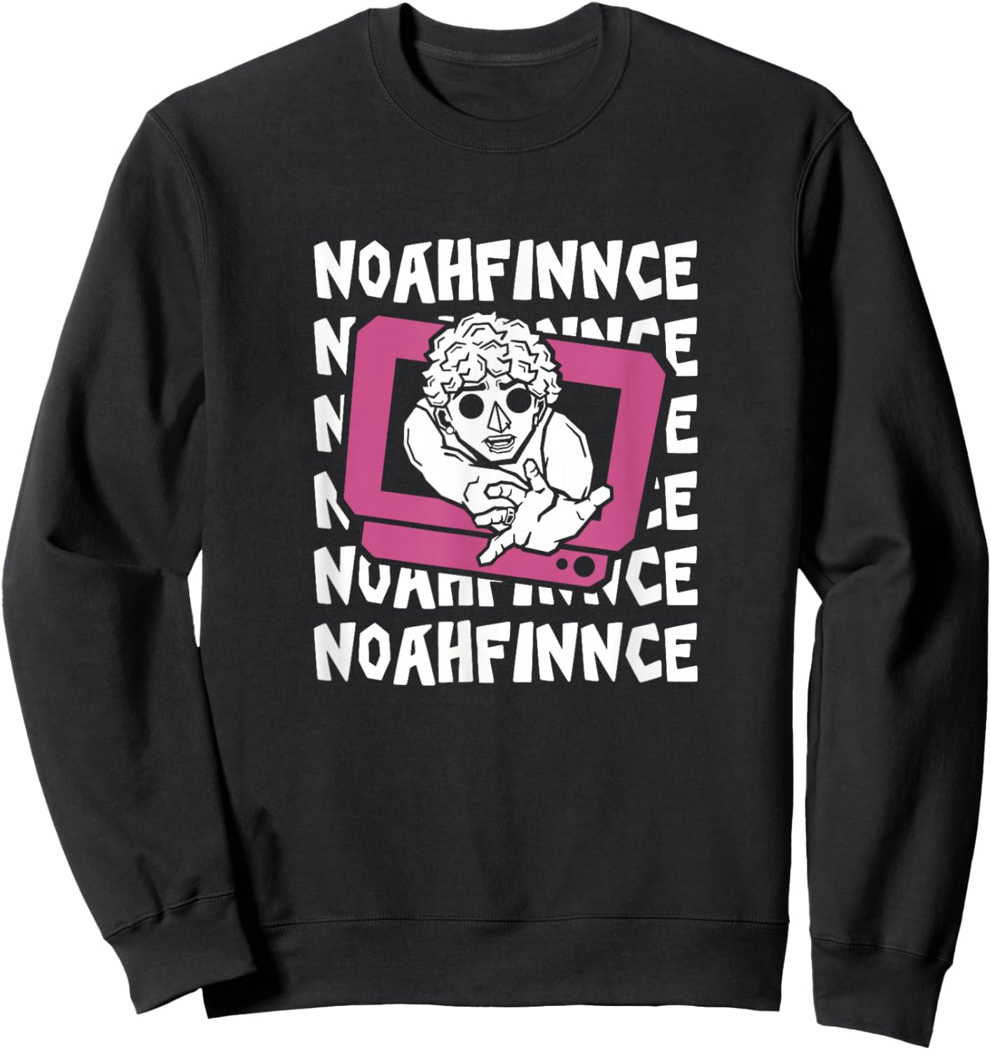 Noahfinnce Growing Up on the Internet Sweatshirt - Sweatshirt | Black