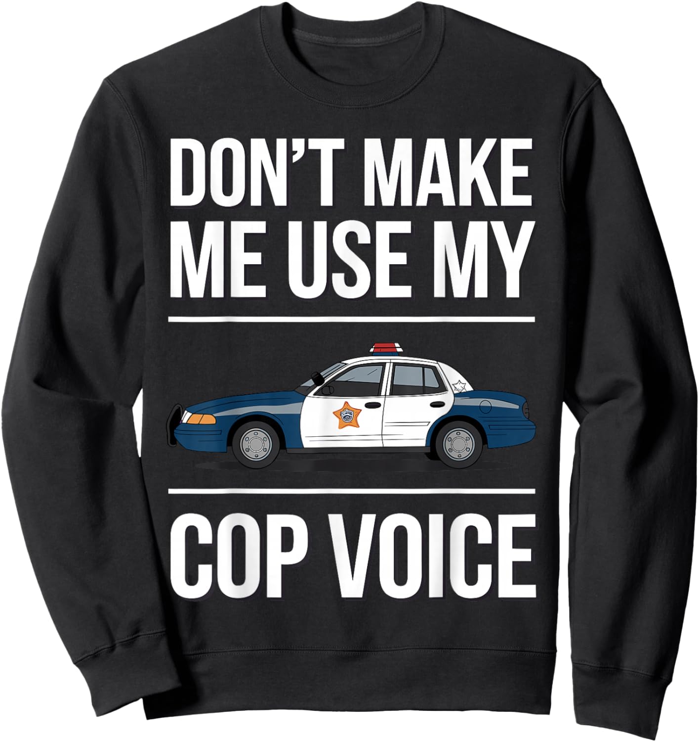 Police Art Women Cop Law Enforcement Police Officer Sweatshirt - Sweatshirt | Black