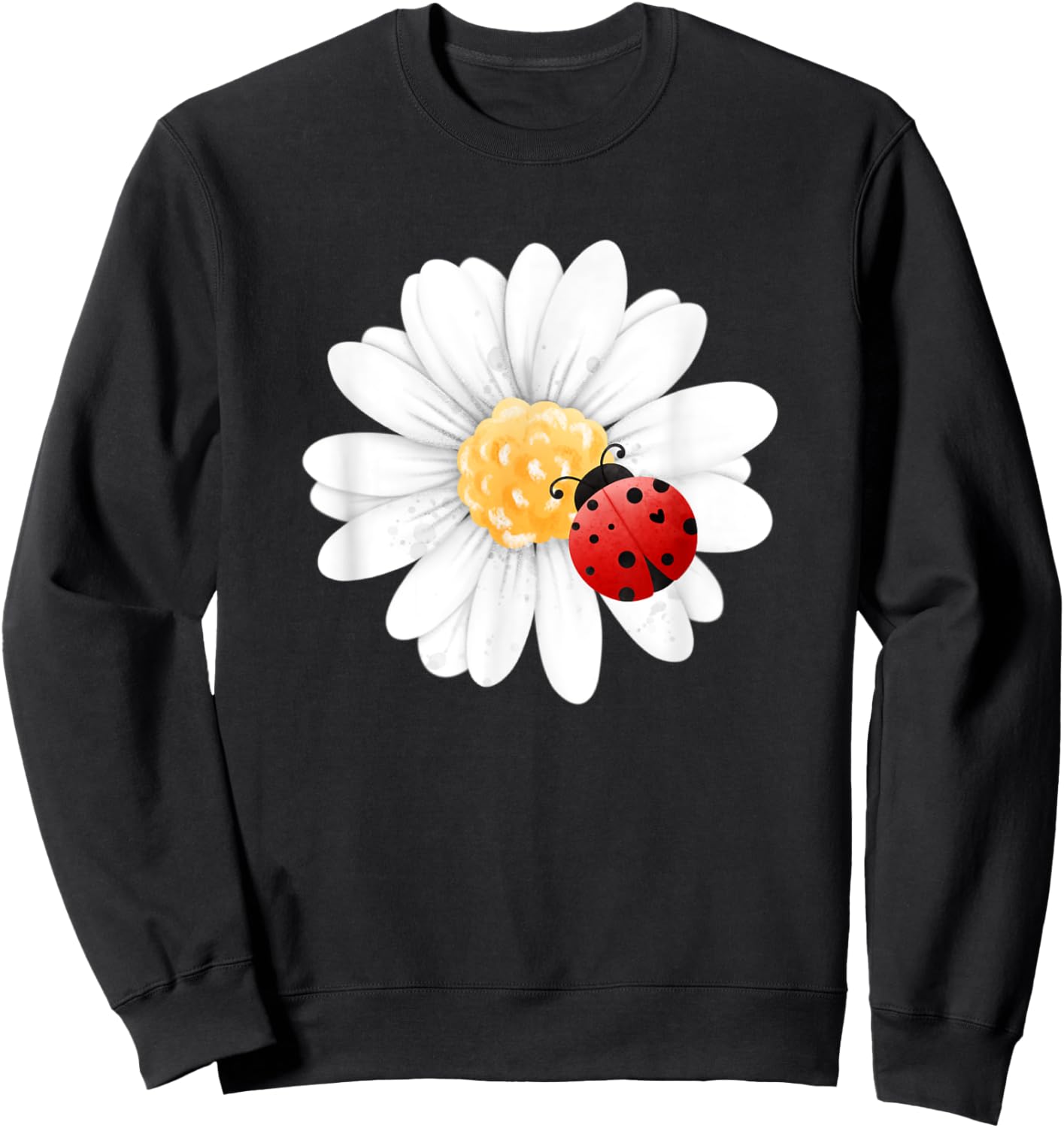 Daisy LadyBug Sweatshirt - Sweatshirt | Black