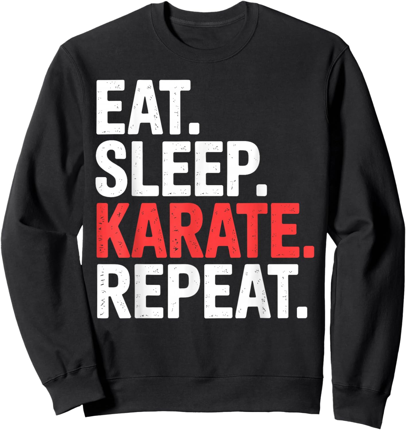 Funny Karate Design Women Kids Karateka Black Belt Sweatshirt - Sweatshirt | Black