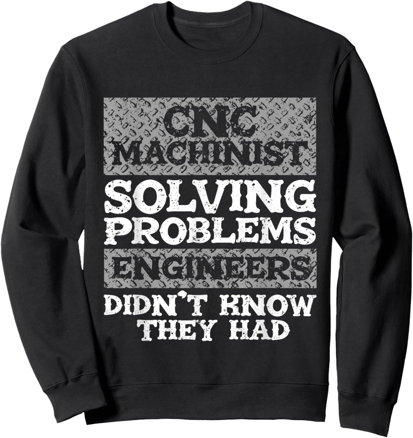 CNC Machinist Sweatshirt - Sweatshirt | Black