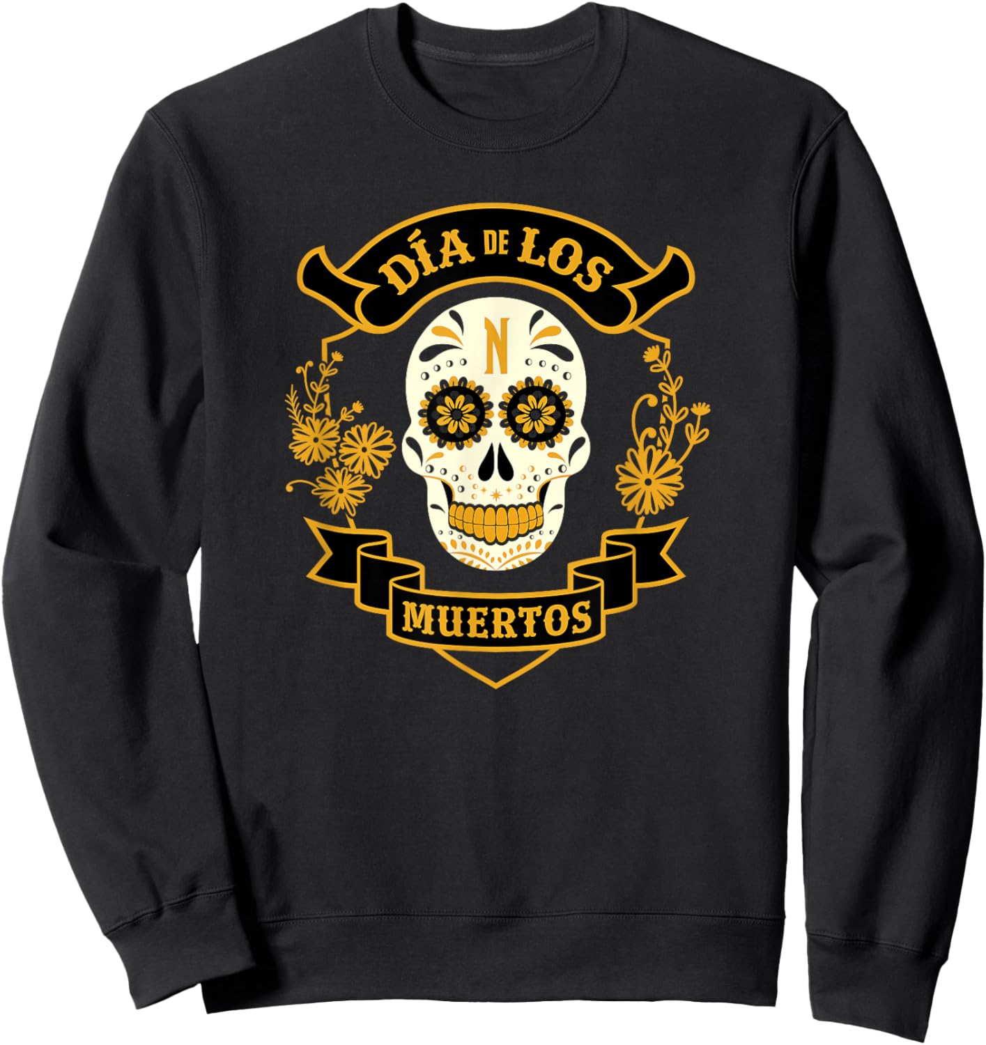 Wednesday - Día de Los Muertos Sweatshirt - Sweatshirt | Black