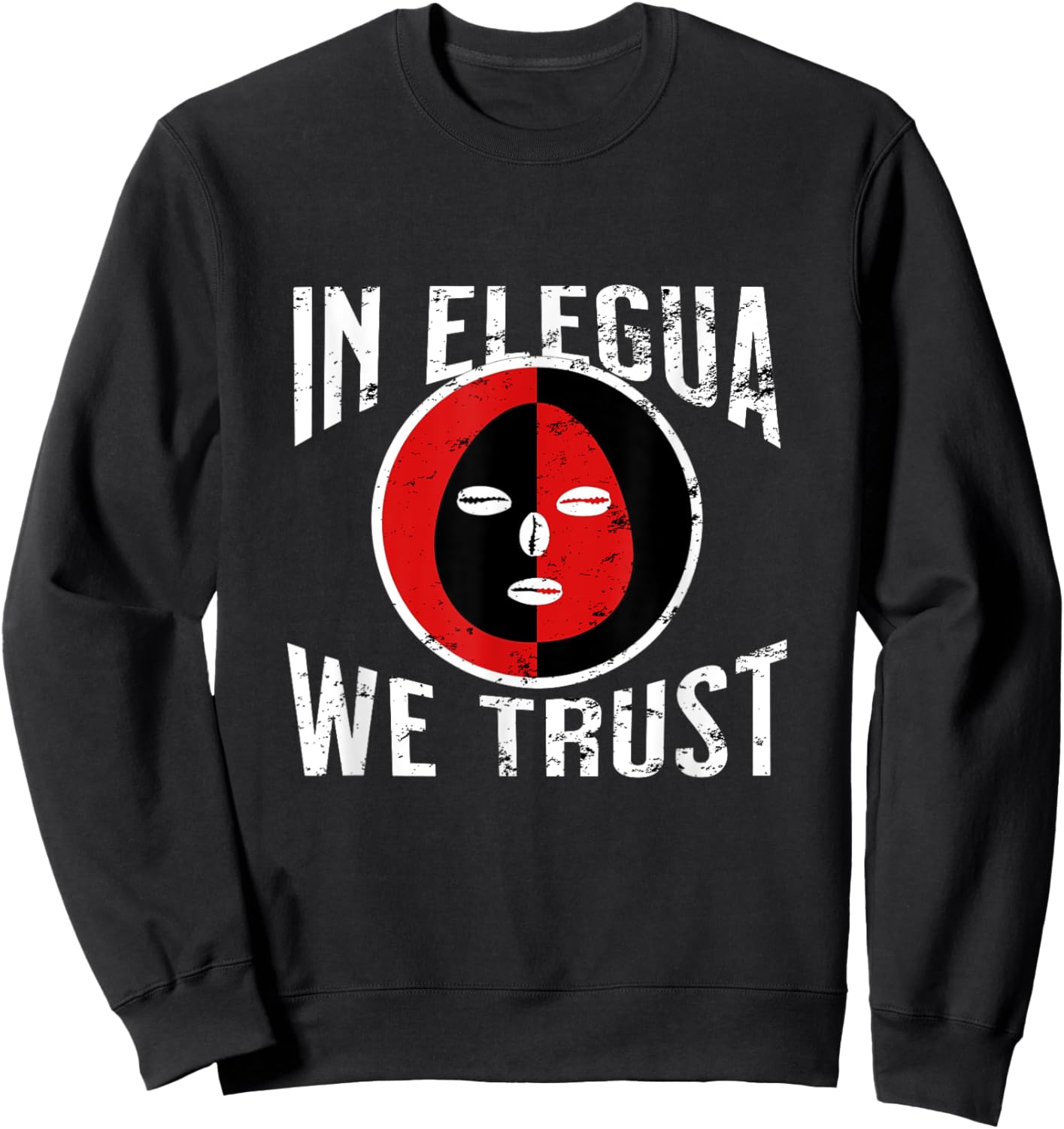 Elegua yoruba religion nigeria trust men women retro vintage Sweatshirt - Sweatshirt | Black