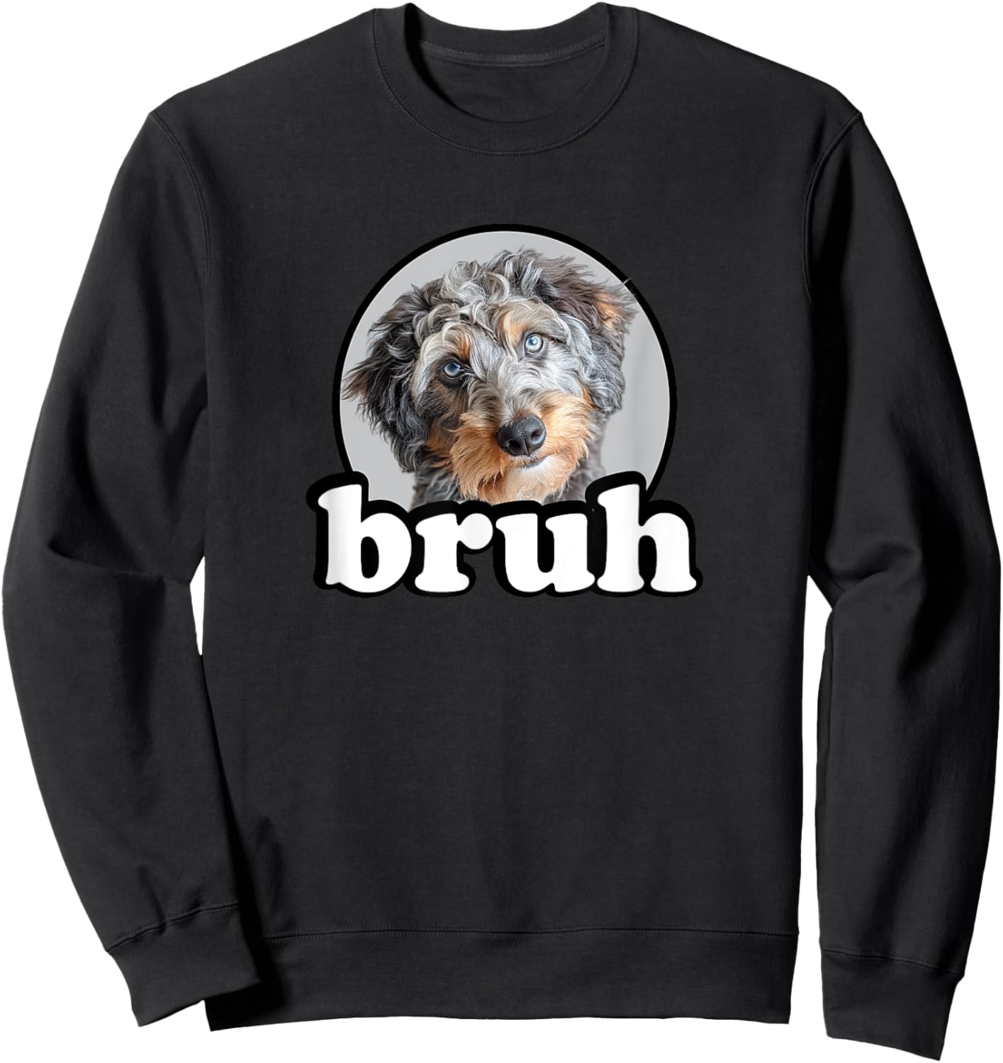 Merle Aussiedoodle Sweatshirt - Sweatshirt | Black