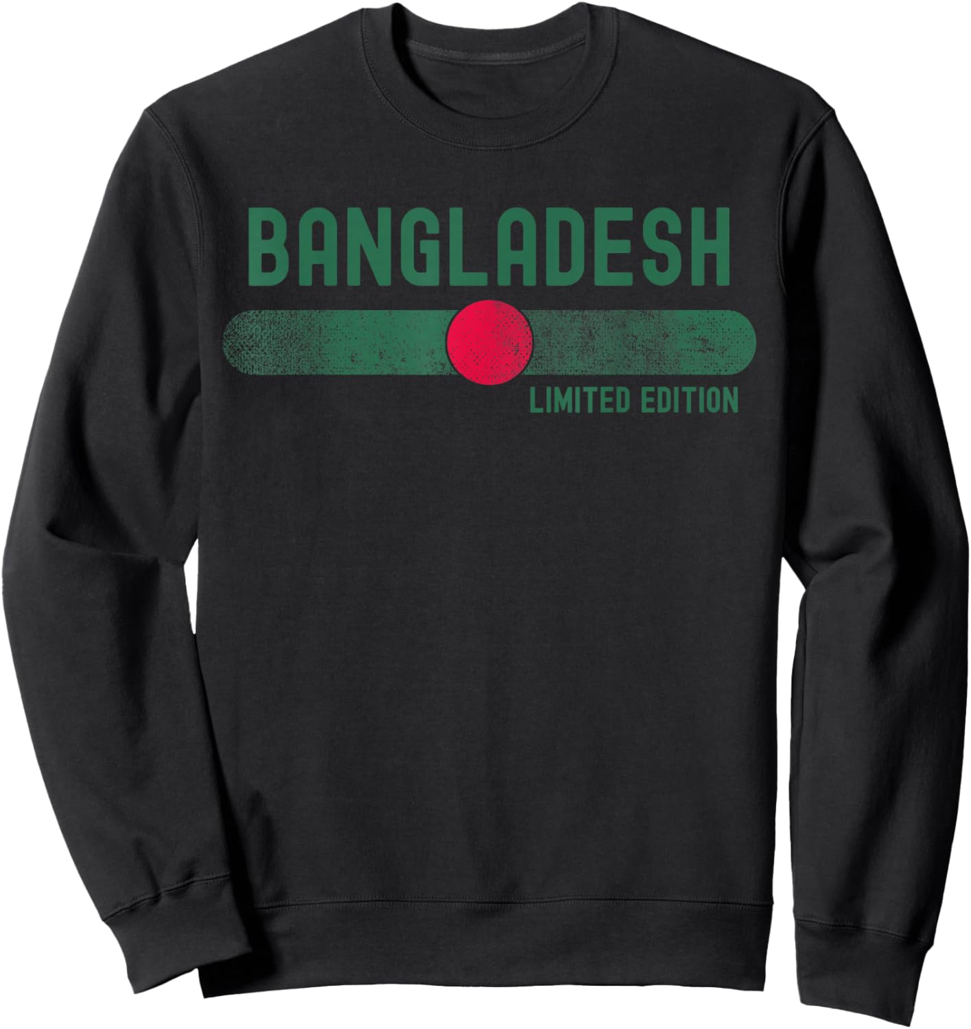 Bangladesh Flag | Men Women Kids | Patriotic Bangladeshi Sweatshirt - Sweatshirt | Black