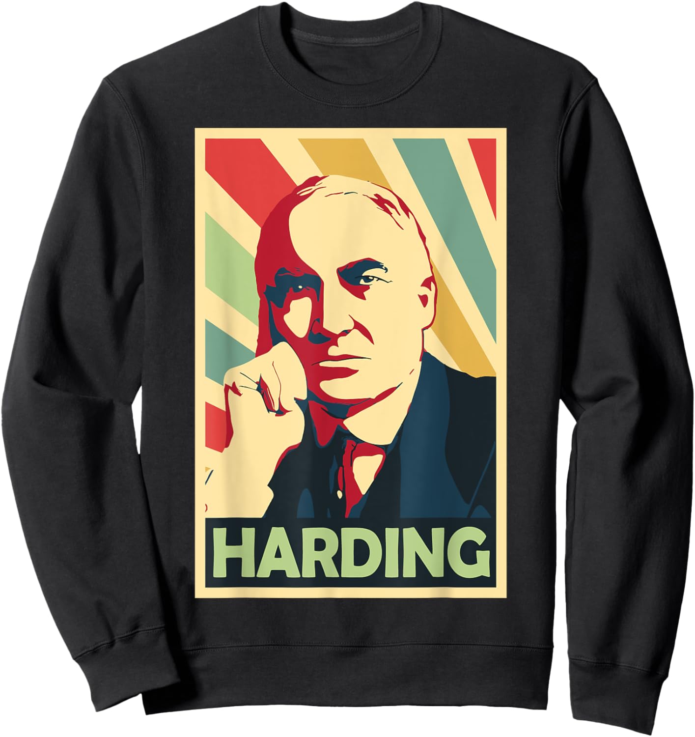 President Warren Harding Sweatshirt - Sweatshirt | Black