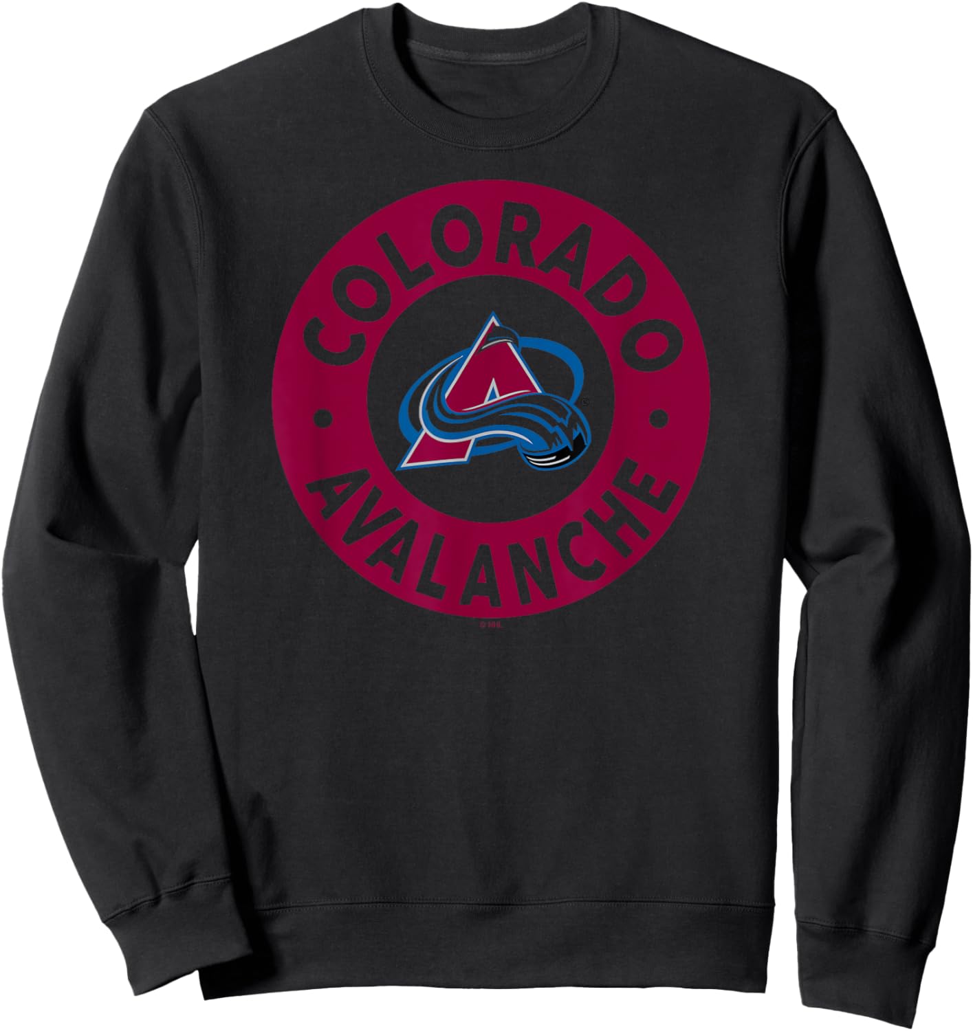 Colorado Avalanche Symbol White Officially Licensed Sweatshirt - Sweatshirt | Black