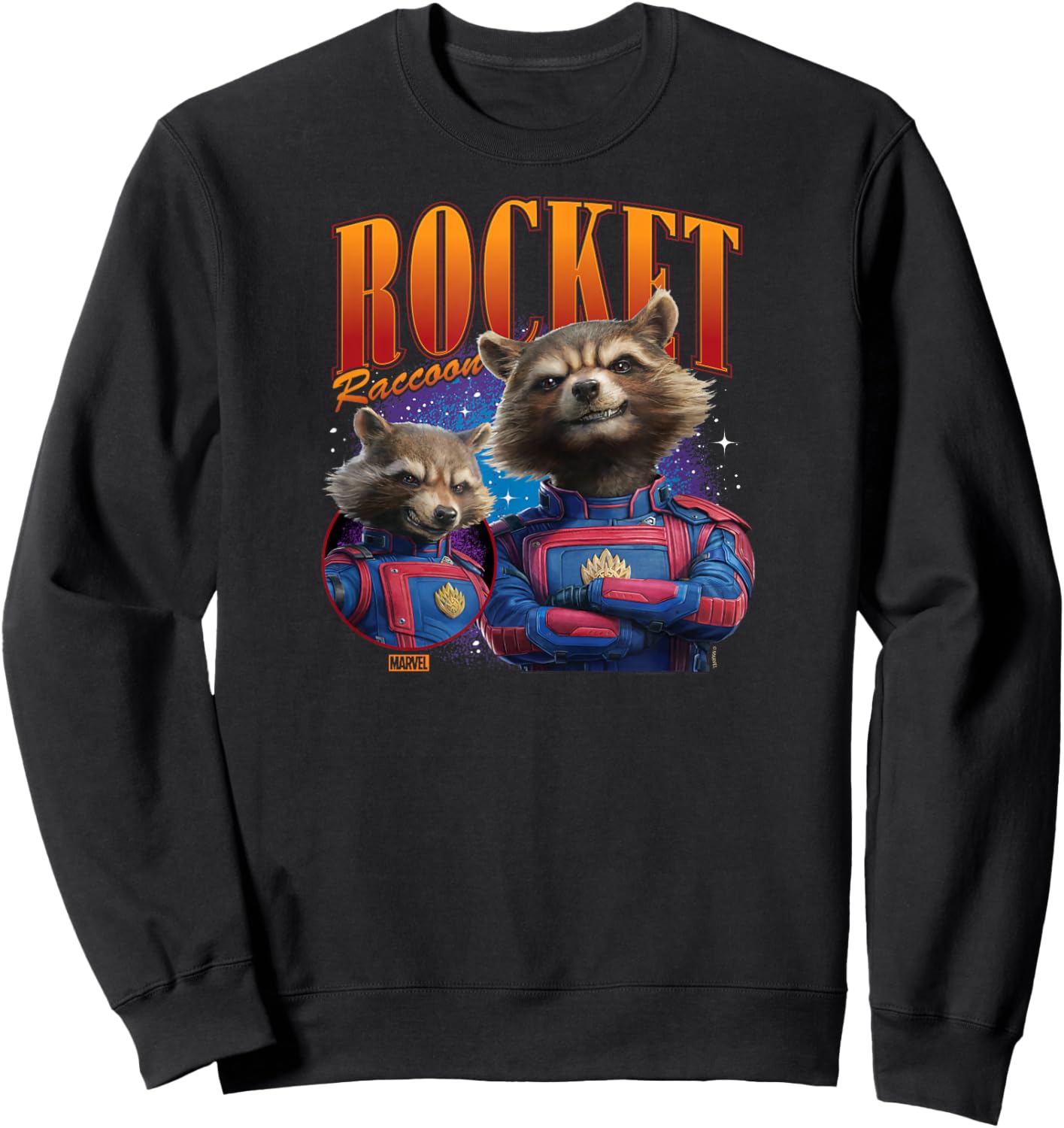 Guardians of The Galaxy - Rocket Racoon Bootleg Sweatshirt - Sweatshirt | Black