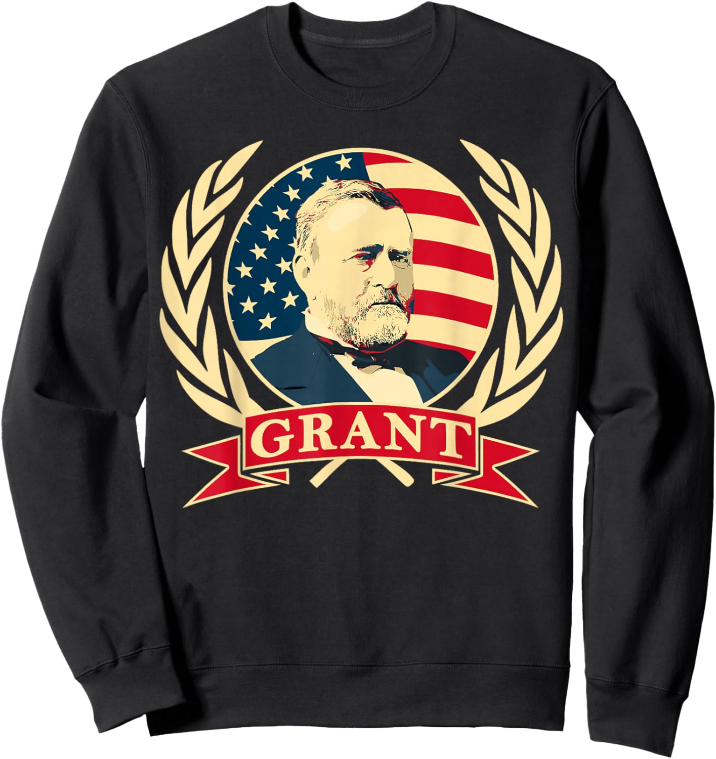 President Ulysses S Grant Sweatshirt - Sweatshirt | Black