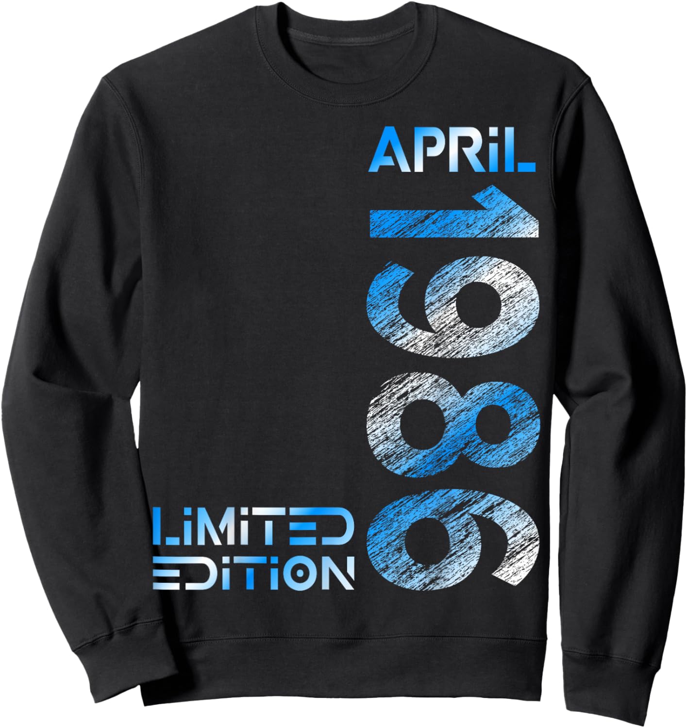 Limited Edition April 1986 Mann Frau 40. Geburtstag Sweatshirt - Sweatshirt | Black