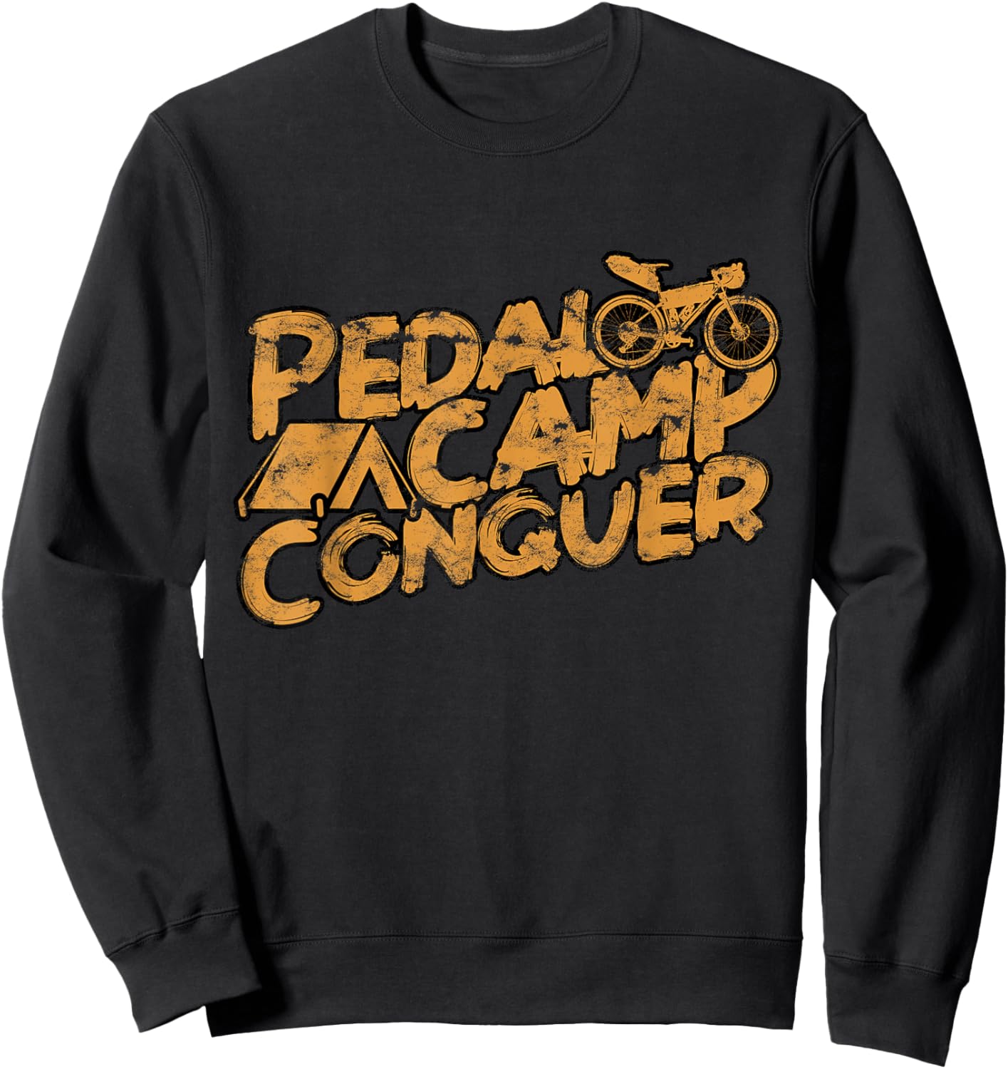 Bikepacking Bike Packing Gravel Bike Cycling Bikepacking Sweatshirt - Sweatshirt | Black