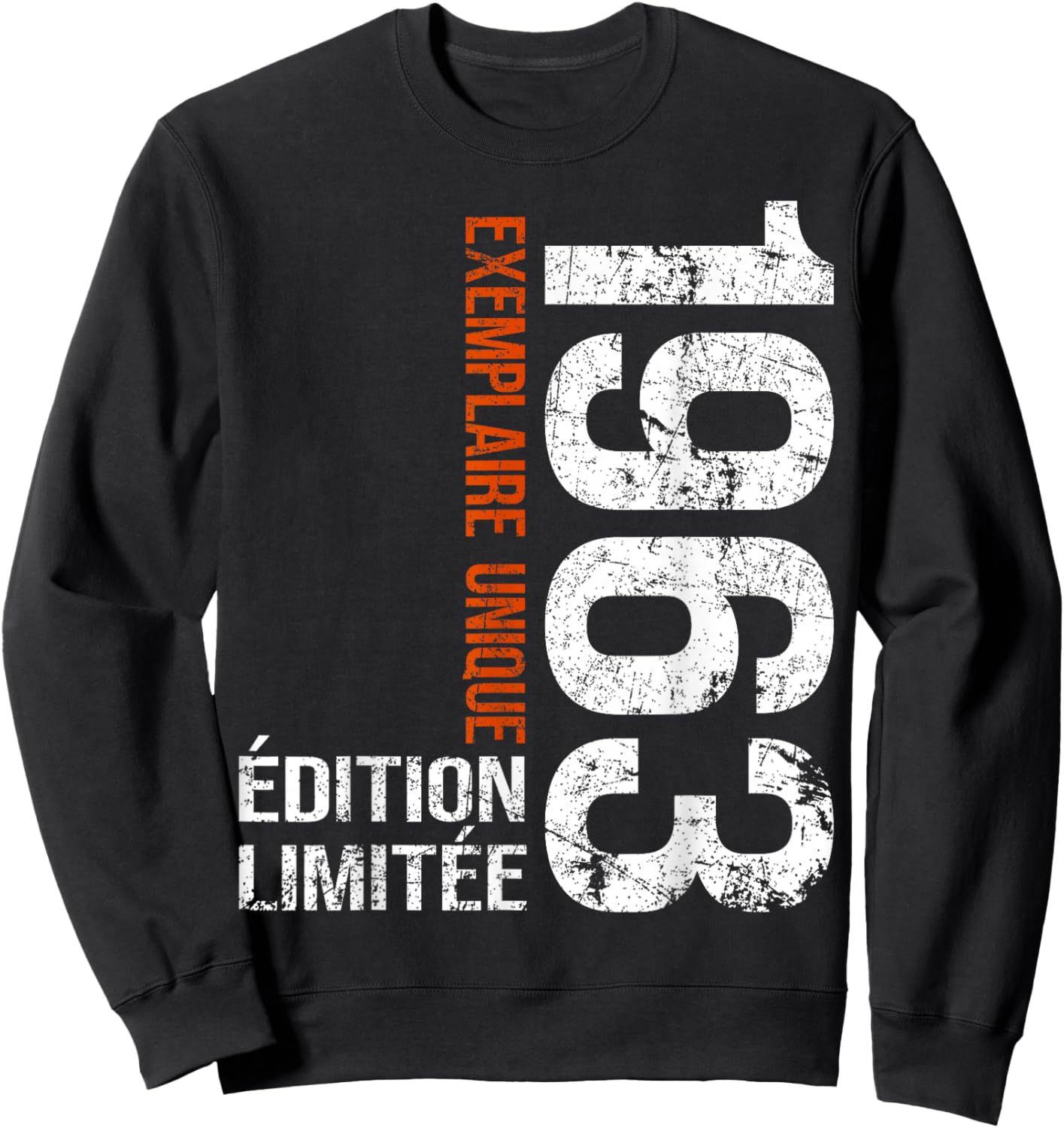 Vintage 1963 Gift 63 Years Man Birthday Humour Sweatshirt - Sweatshirt | Black