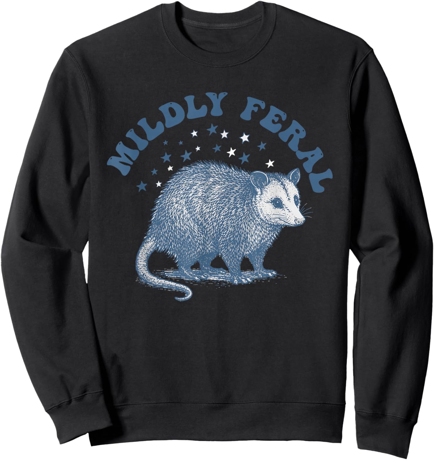 Trash Panda Feral Girl Women Sweatshirt - Sweatshirt | Black