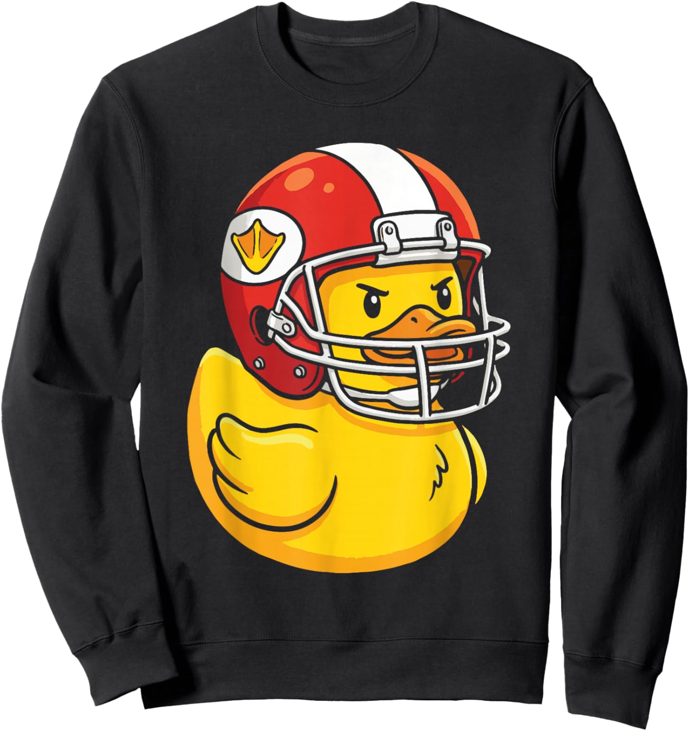 Rubber Duck Football Kids Boys Rubber Duckie Sweatshirt - Sweatshirt | Black
