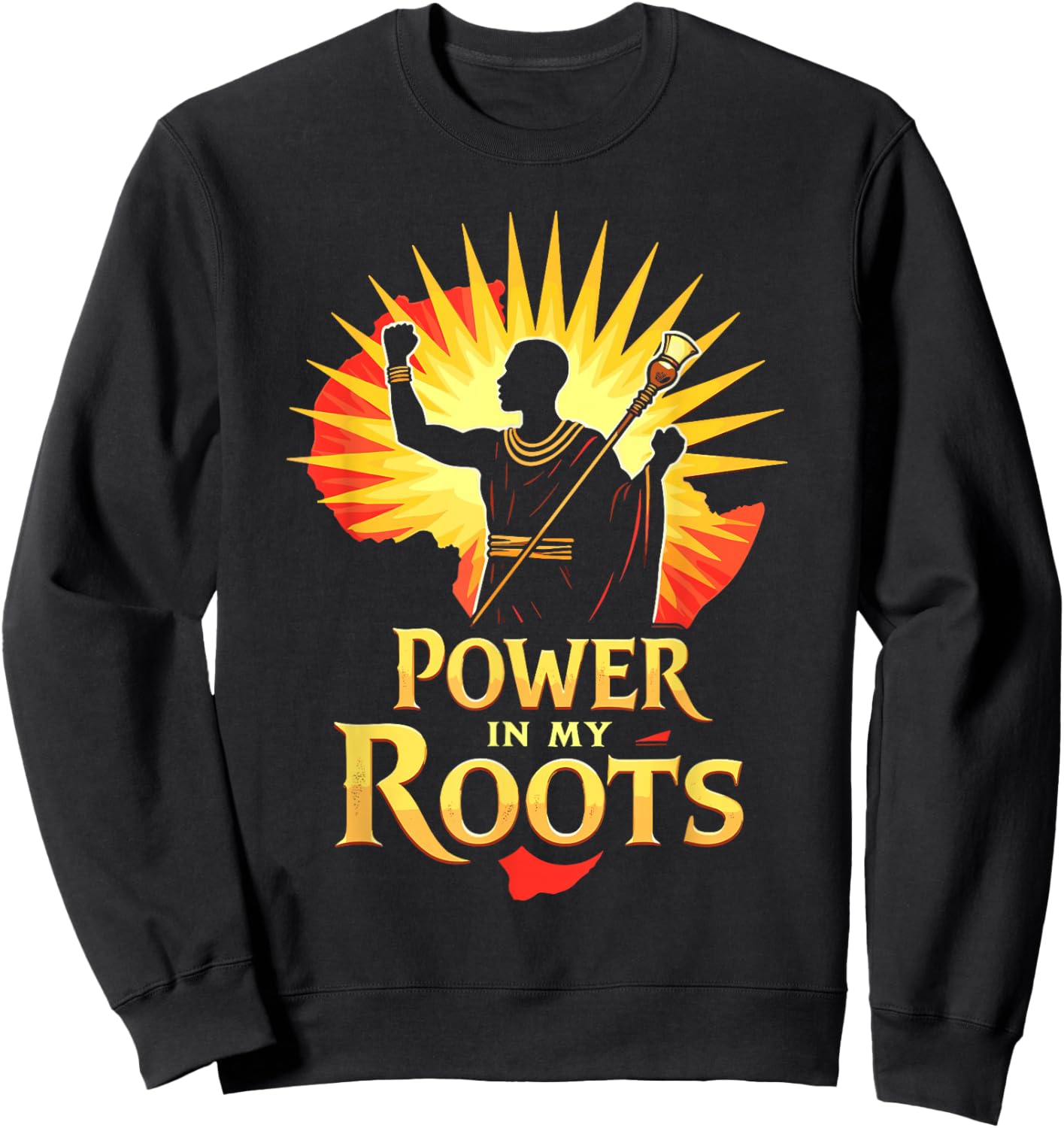 Mansa Musa African King Richest Man in History Mali Empire Sweatshirt - Sweatshirt | Black