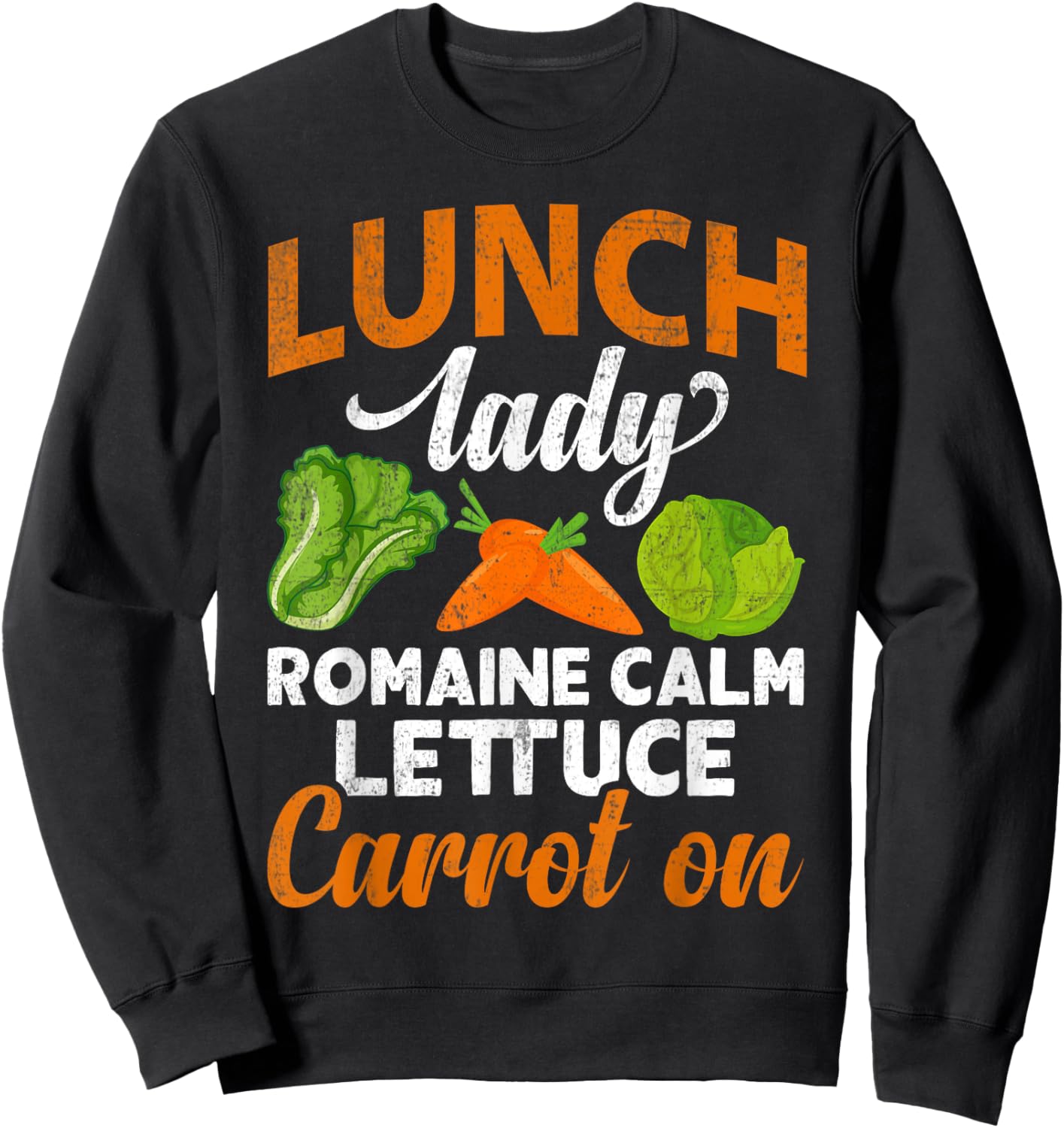 Lunch Lady Squad Cafeteria Worker Dinner Lady Cooking Gifts Sweatshirt - Sweatshirt | Black