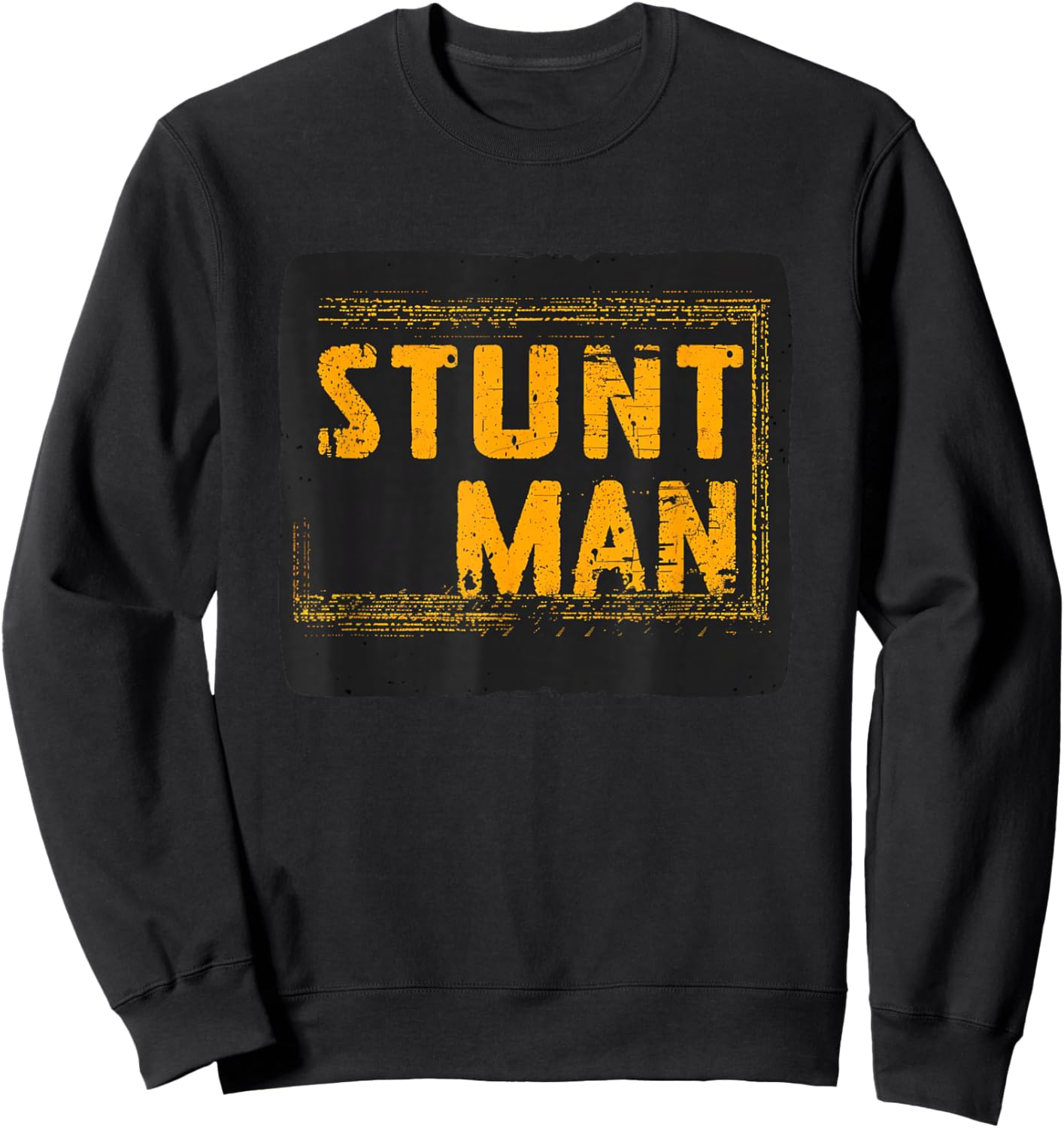 Pretty Stuntman Emblem Costume Sweatshirt - Sweatshirt | Black