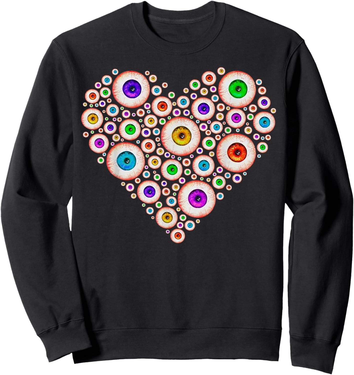 Eye Heart Optometry Ophthalmology Eye Doctor Optometric Tech Sweatshirt - Sweatshirt | Black
