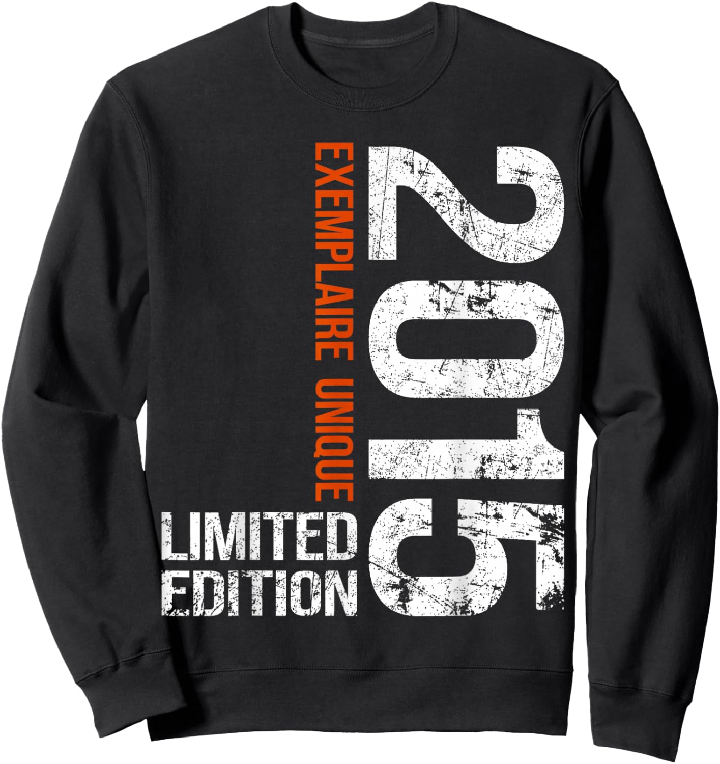 10th Anniversary 2015 Vintage 10 Years Boy and Girl 2015 Sweatshirt - Sweatshirt | Black