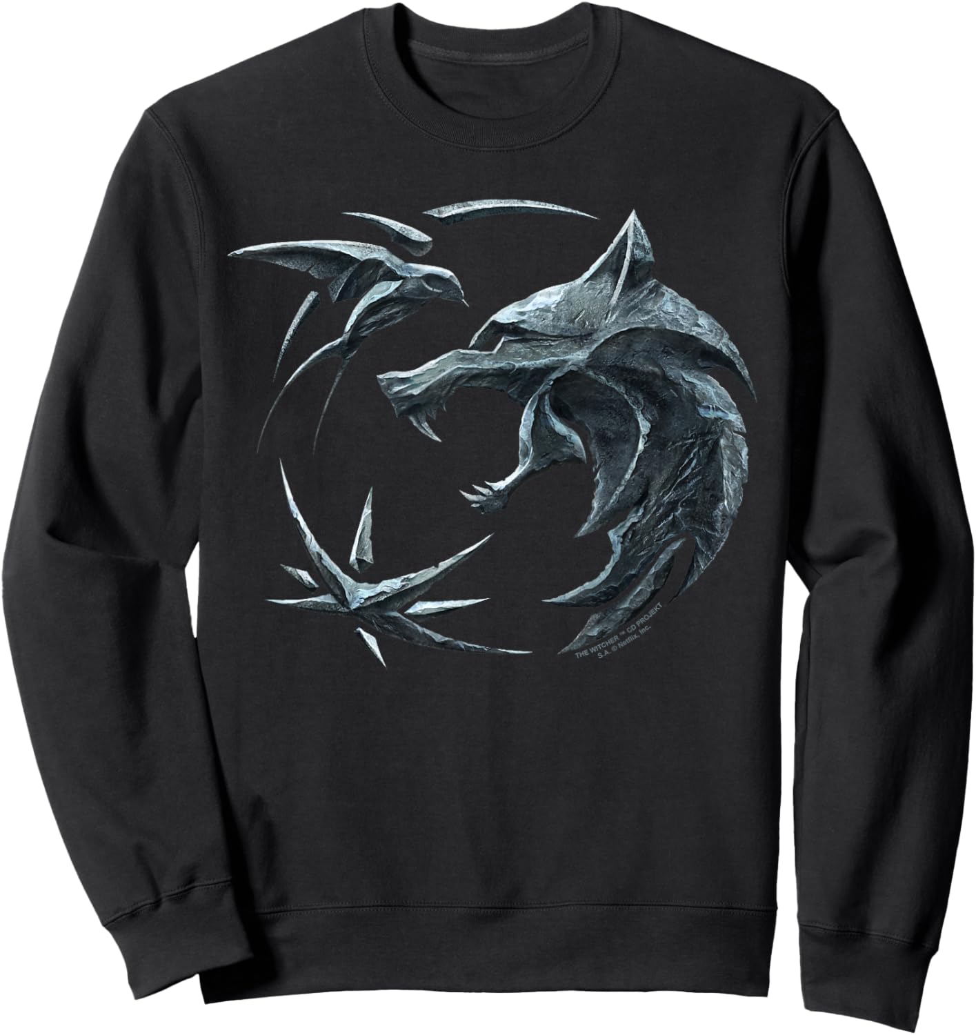 The Witcher Destiny Crest Officially Licensed Sweatshirt - Sweatshirt | Black