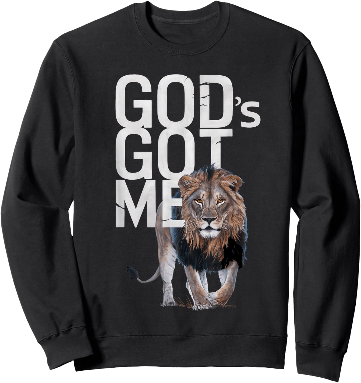 God's Got Me Sweatshirt - Sweatshirt | Black