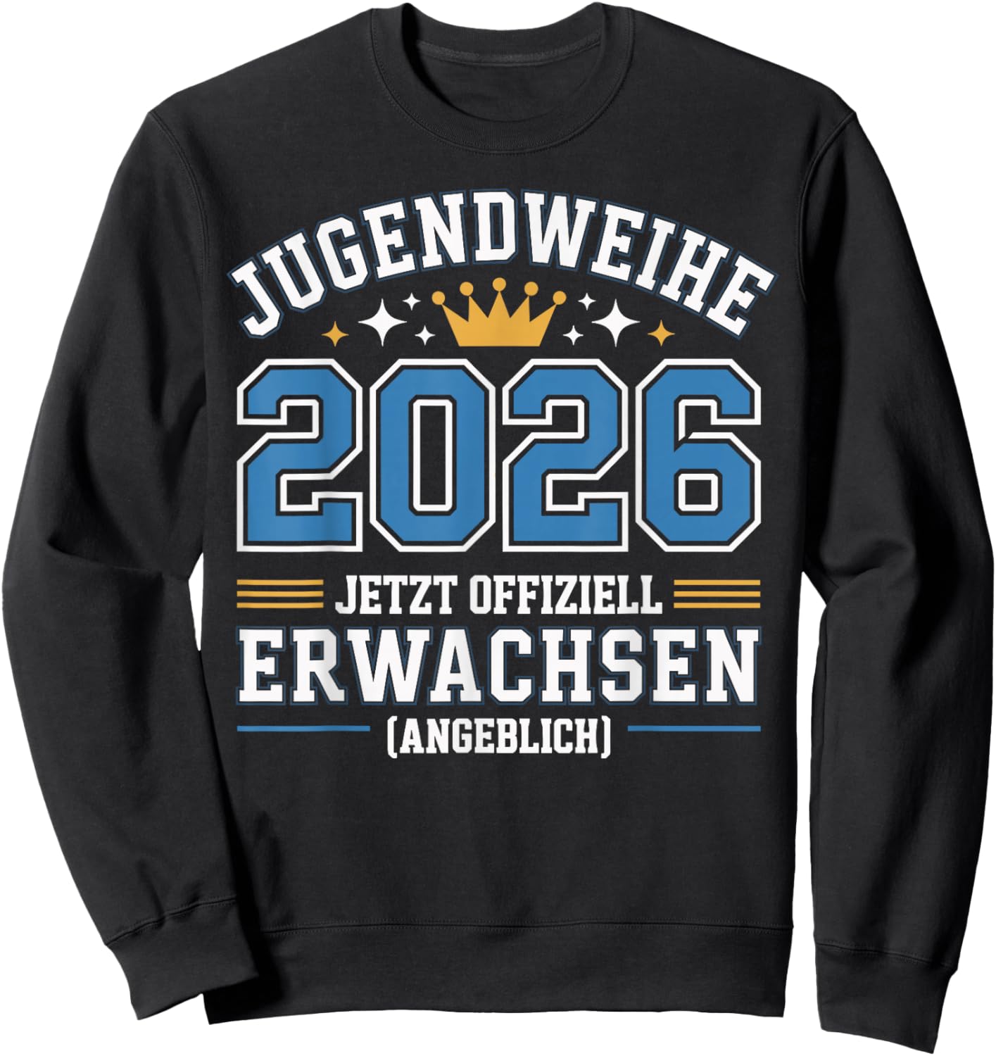 Youth Consecration 2026 Guest Book Gifts Boy Girl Sweatshirt - Sweatshirt | Black