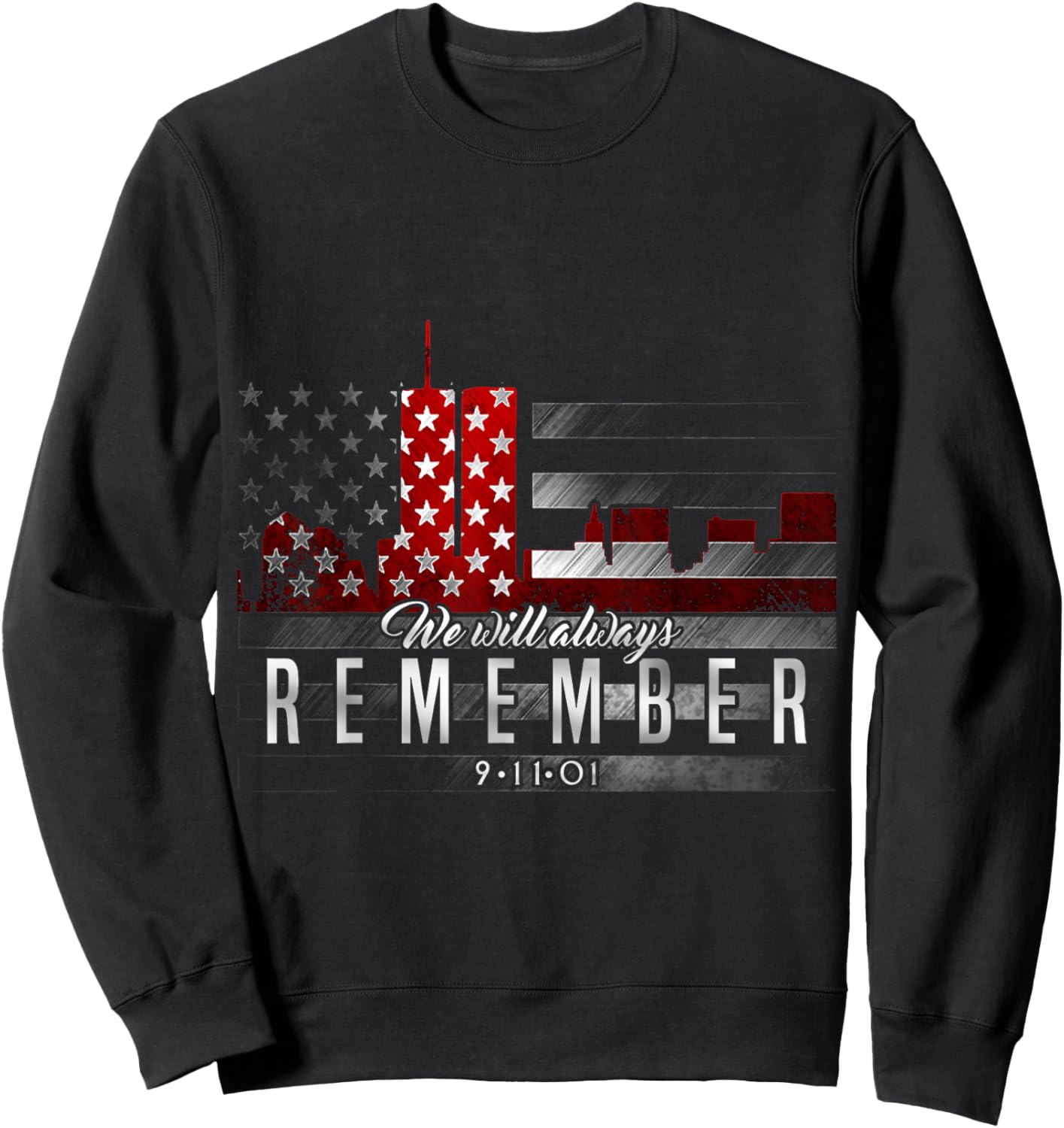 September 11th - REMEMBER Sweatshirt - Sweatshirt | Black