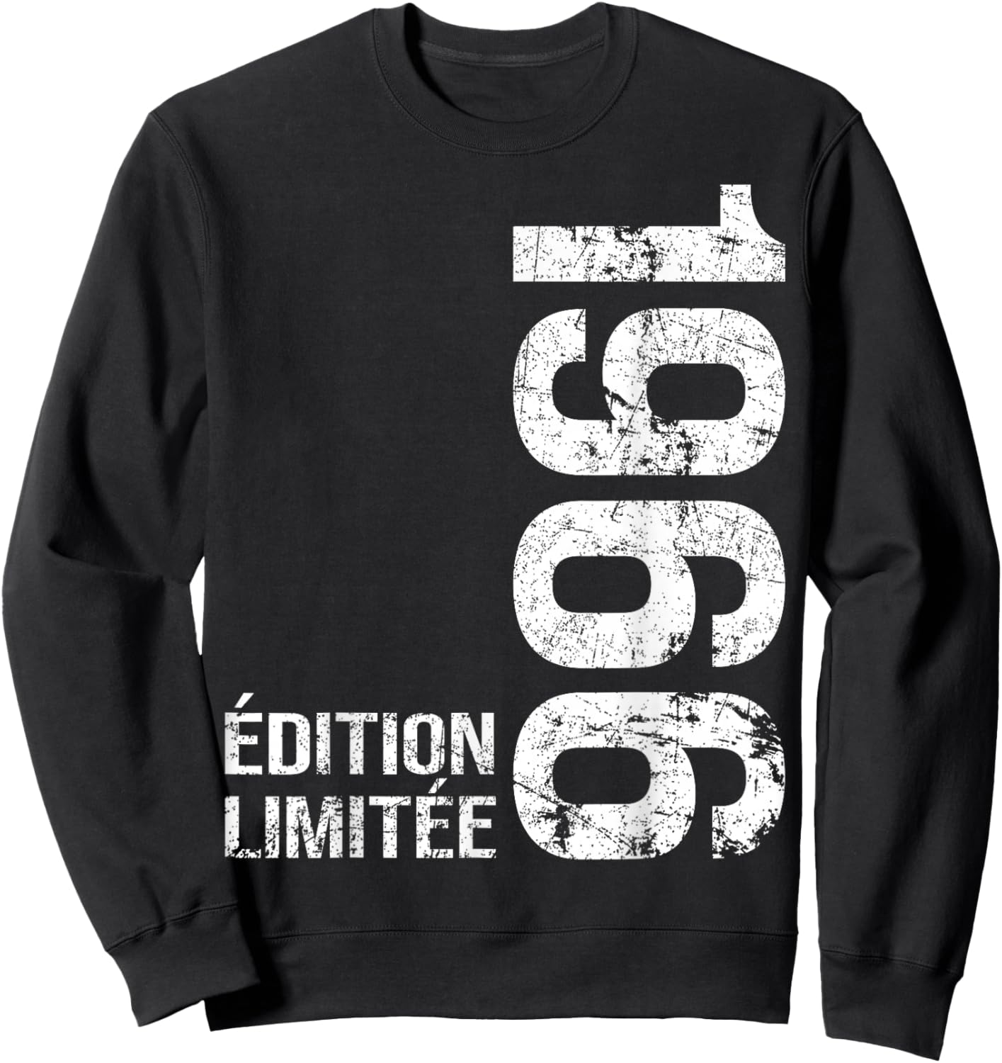 60 Years Men Birthday Humour Vintage 1966 Sweatshirt - Sweatshirt | Black