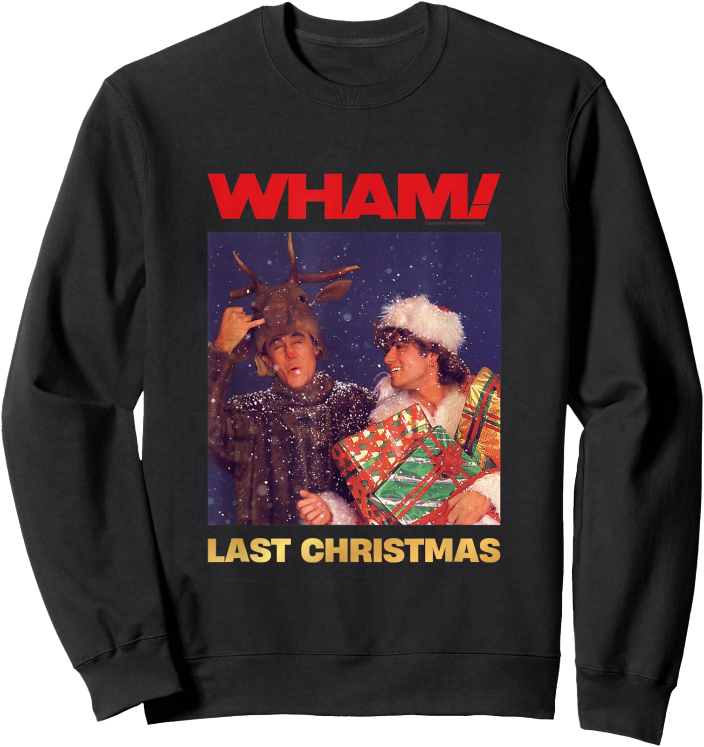 Wham! Amazon Exclusive Last Christmas Sweatshirt - Sweatshirt | Black