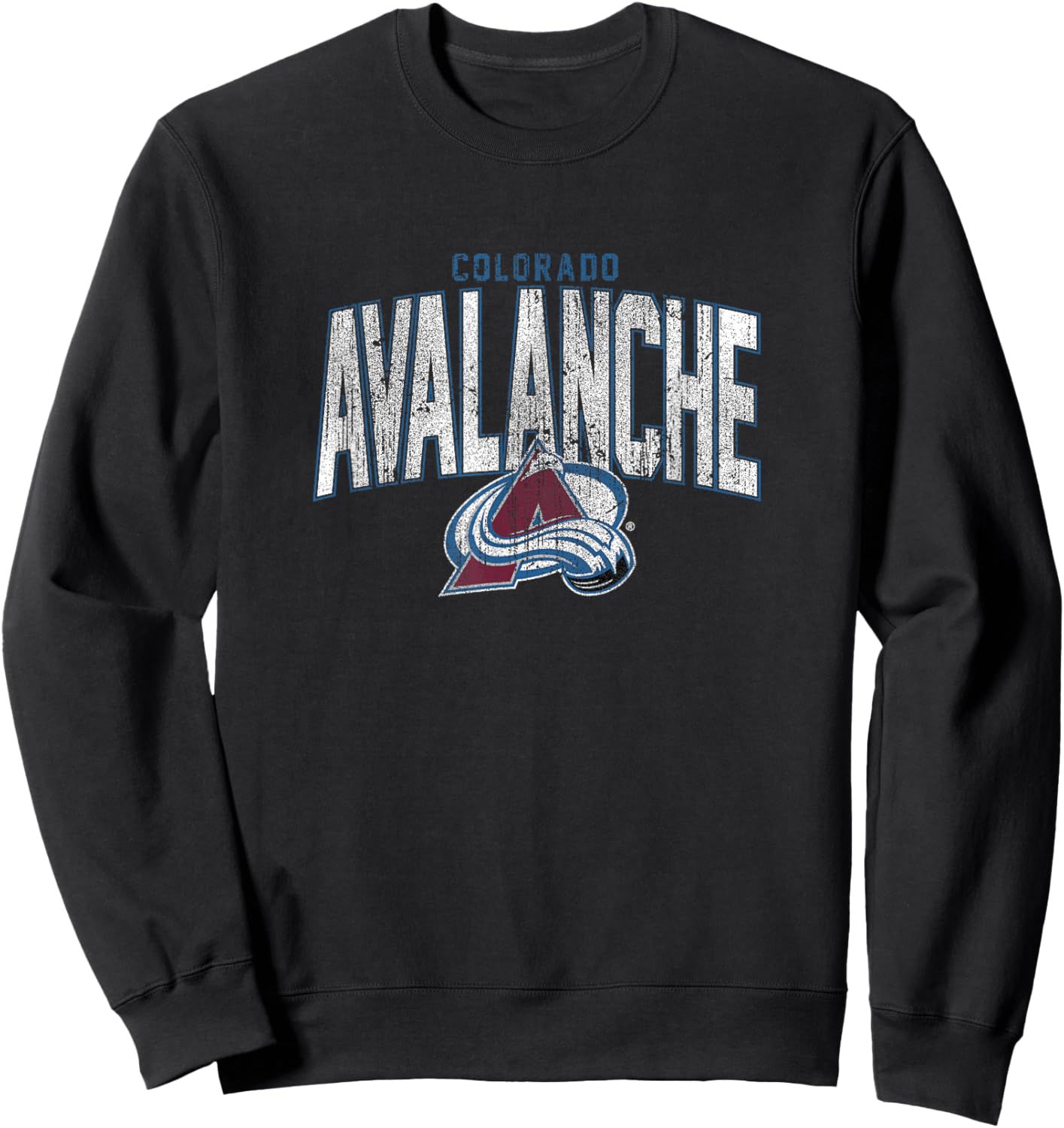 Colorado Avalanche Classic Logo Shirt | NHL Offizieller AVS Fan Sweatshirt - Sweatshirt | Black
