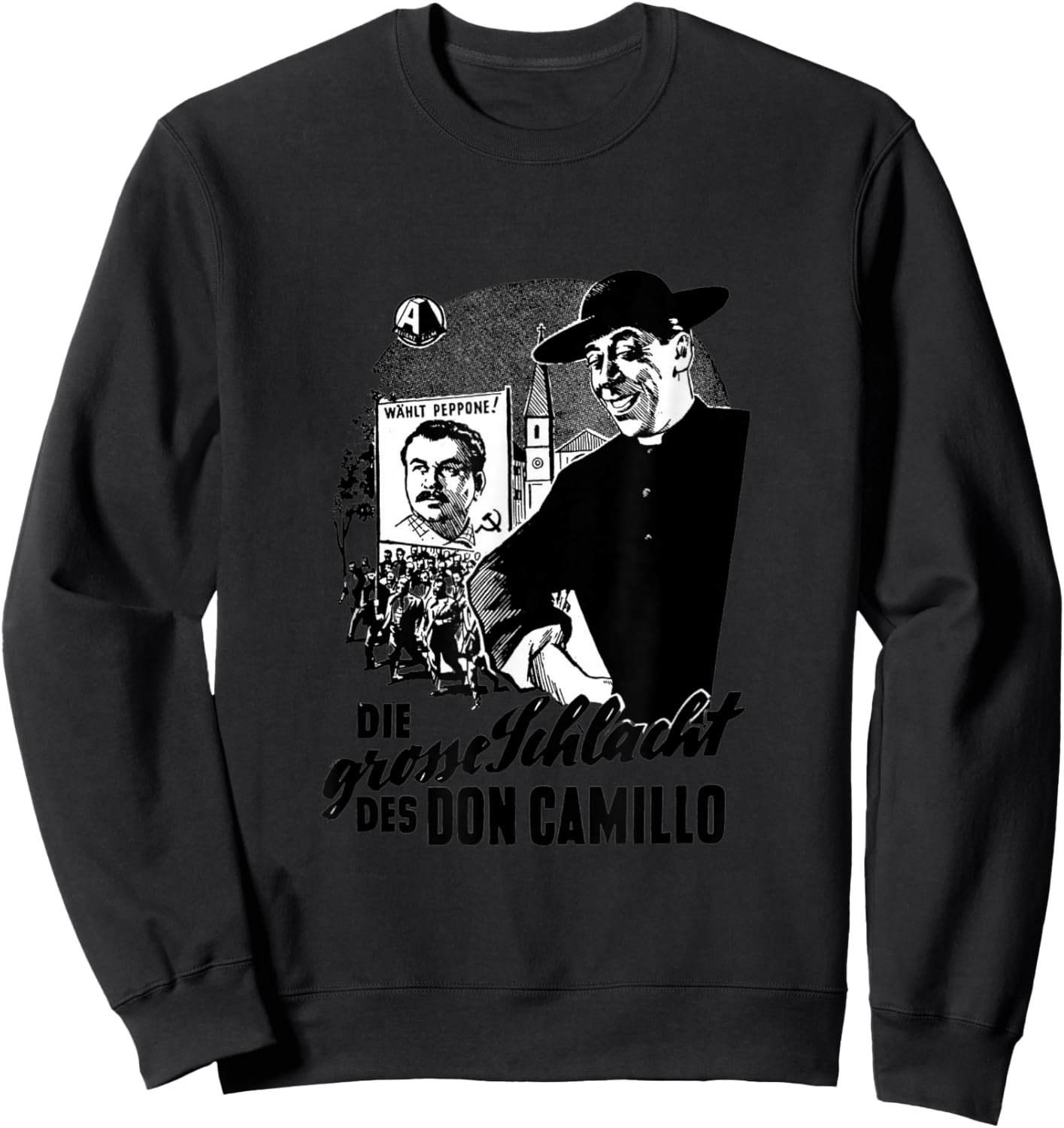 Tribut an den großen Don Camillo Sweatshirt - Sweatshirt | Black