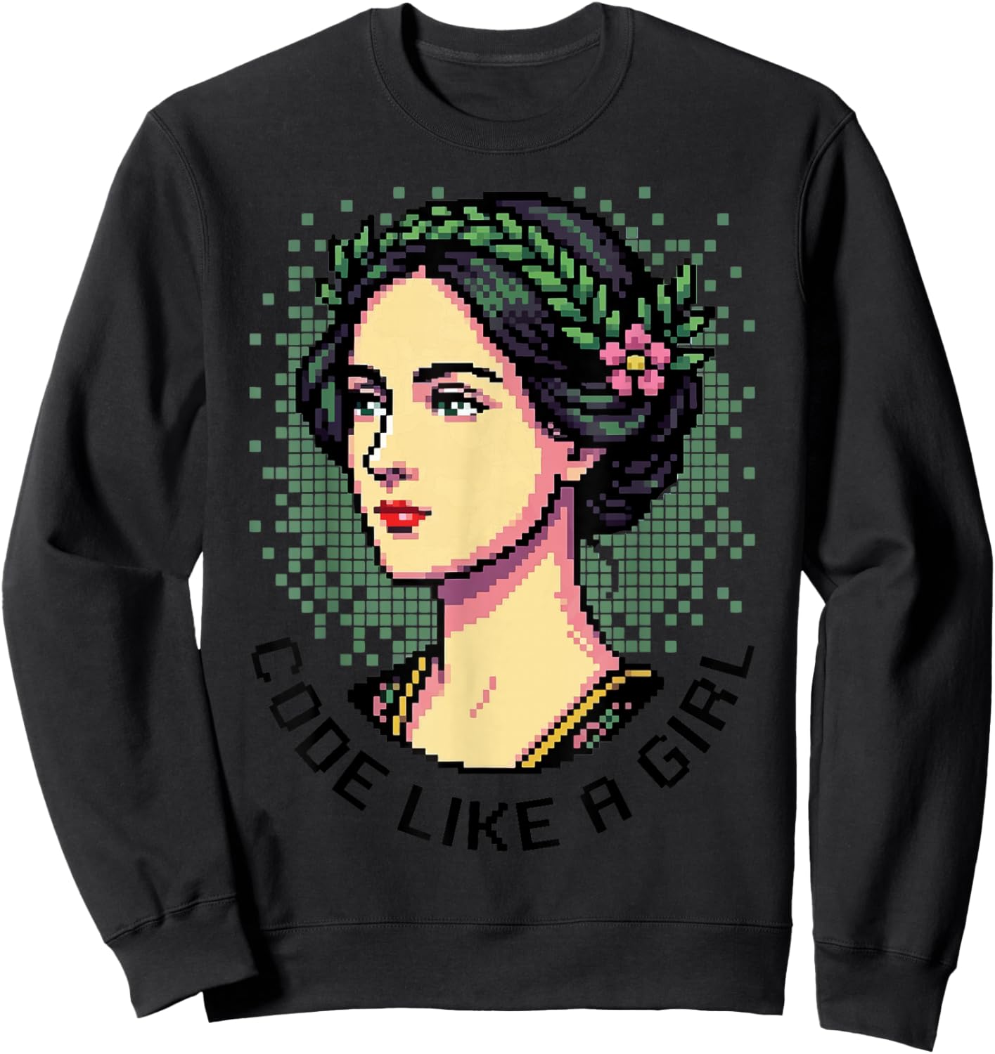 Ada Lovelace Code comme Une Fille Sweatshirt - Sweatshirt | Black