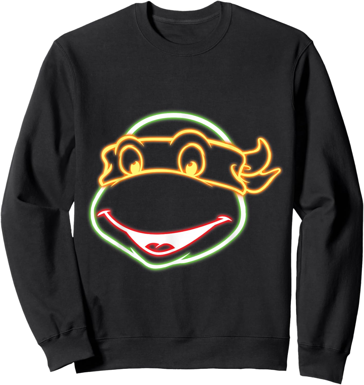 Neon-Ninja-Gesicht von Teenage Mutant Ninja Turtles Sweatshirt - Sweatshirt | Black
