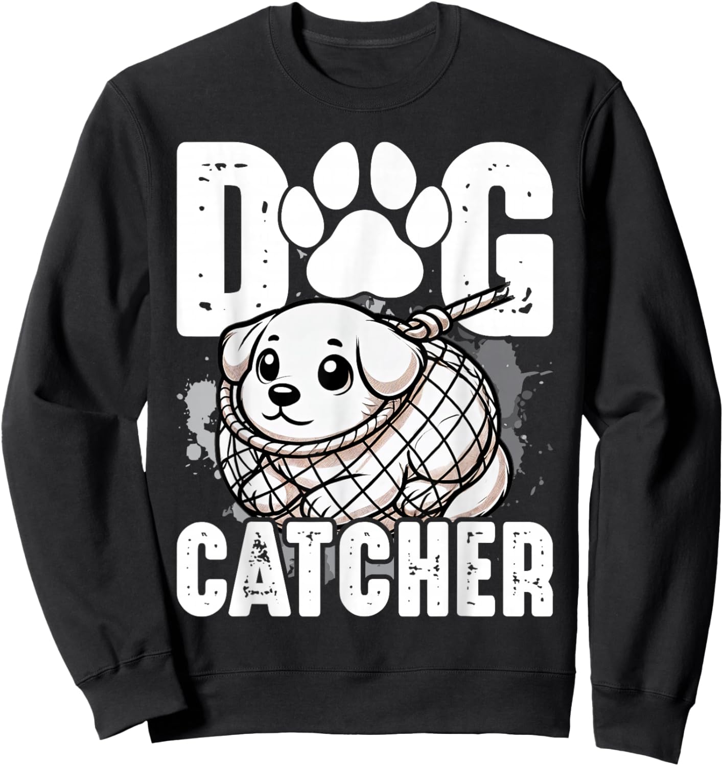 Dog Catcher Matching Costume Sweatshirt - Sweatshirt | Black