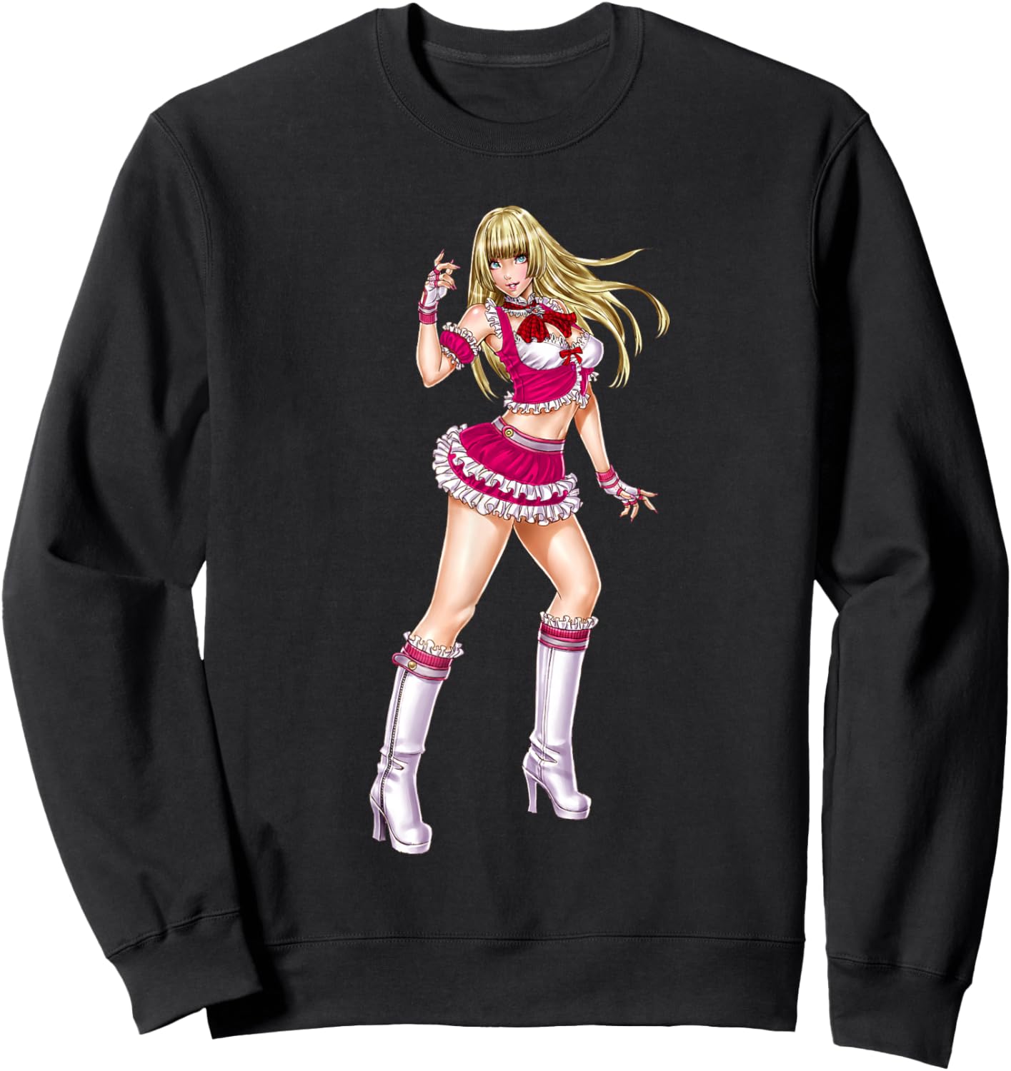 Bandai Namco Entertainment Inc. TEKKEN7 LILI 004 , Small, Black Sweatshirt - Sweatshirt | Black