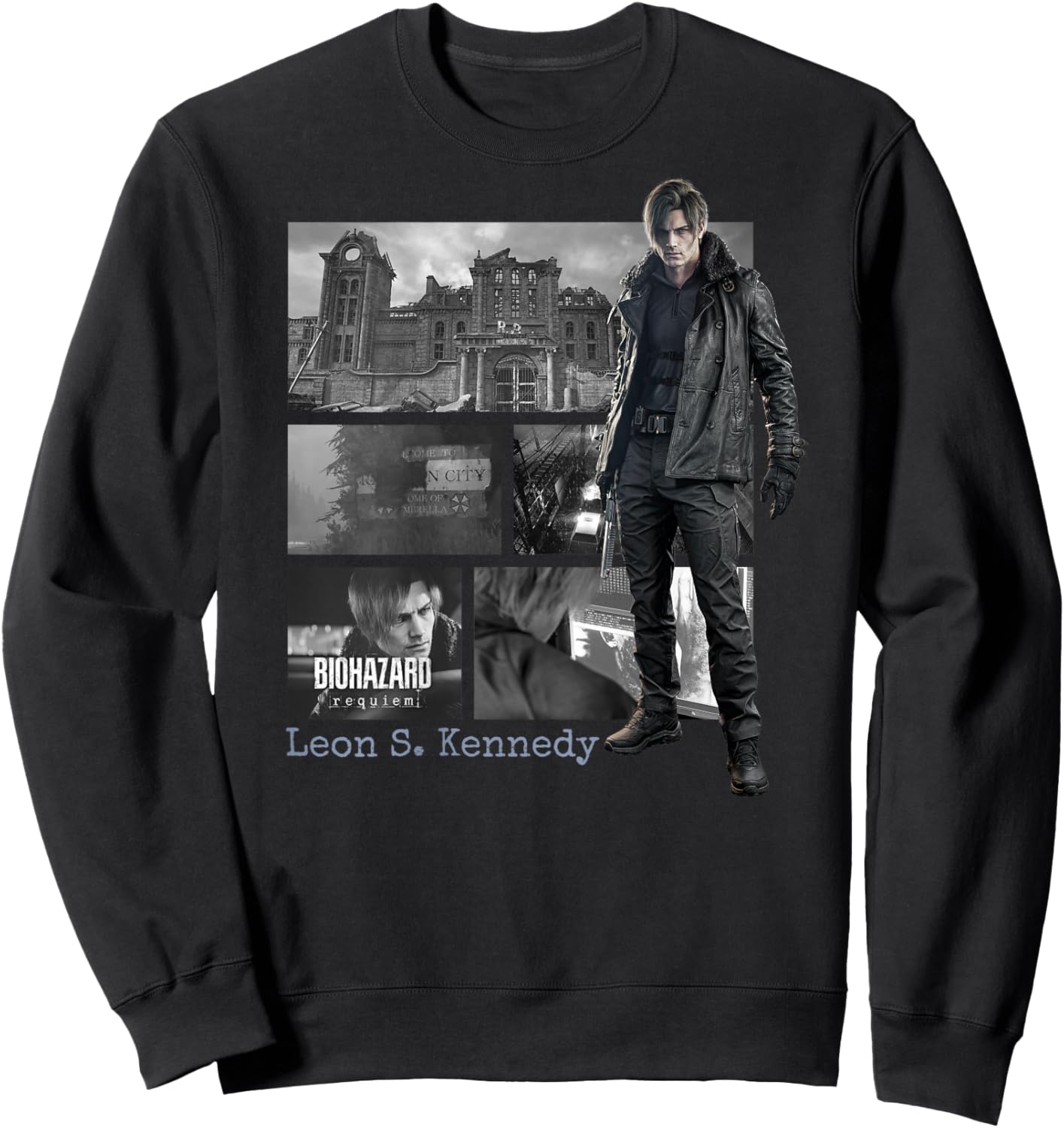 Resident Evil Requiem Leon BP Sweatshirt - Sweatshirt | Black