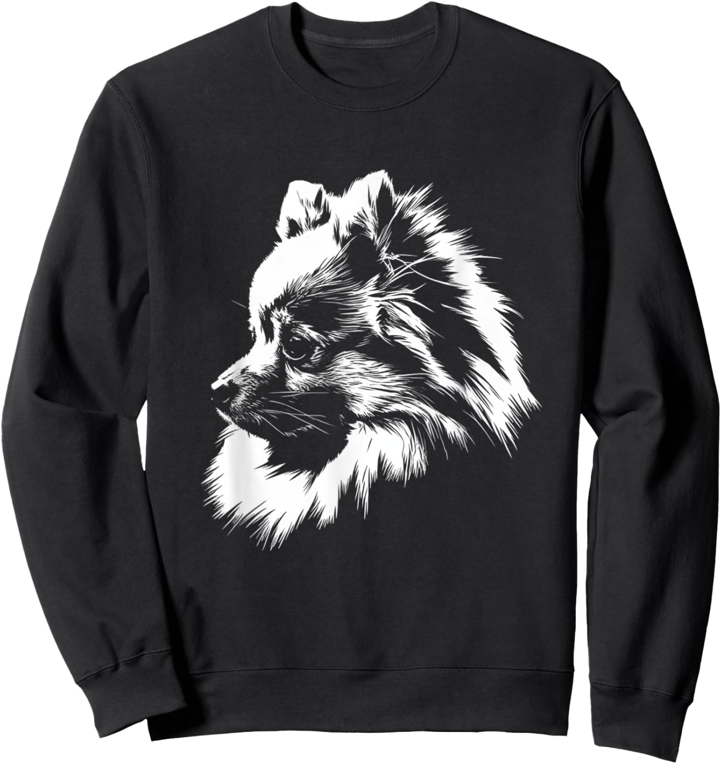 Pomeranian Dog Men Women Kids Sweatshirt - Sweatshirt | Black