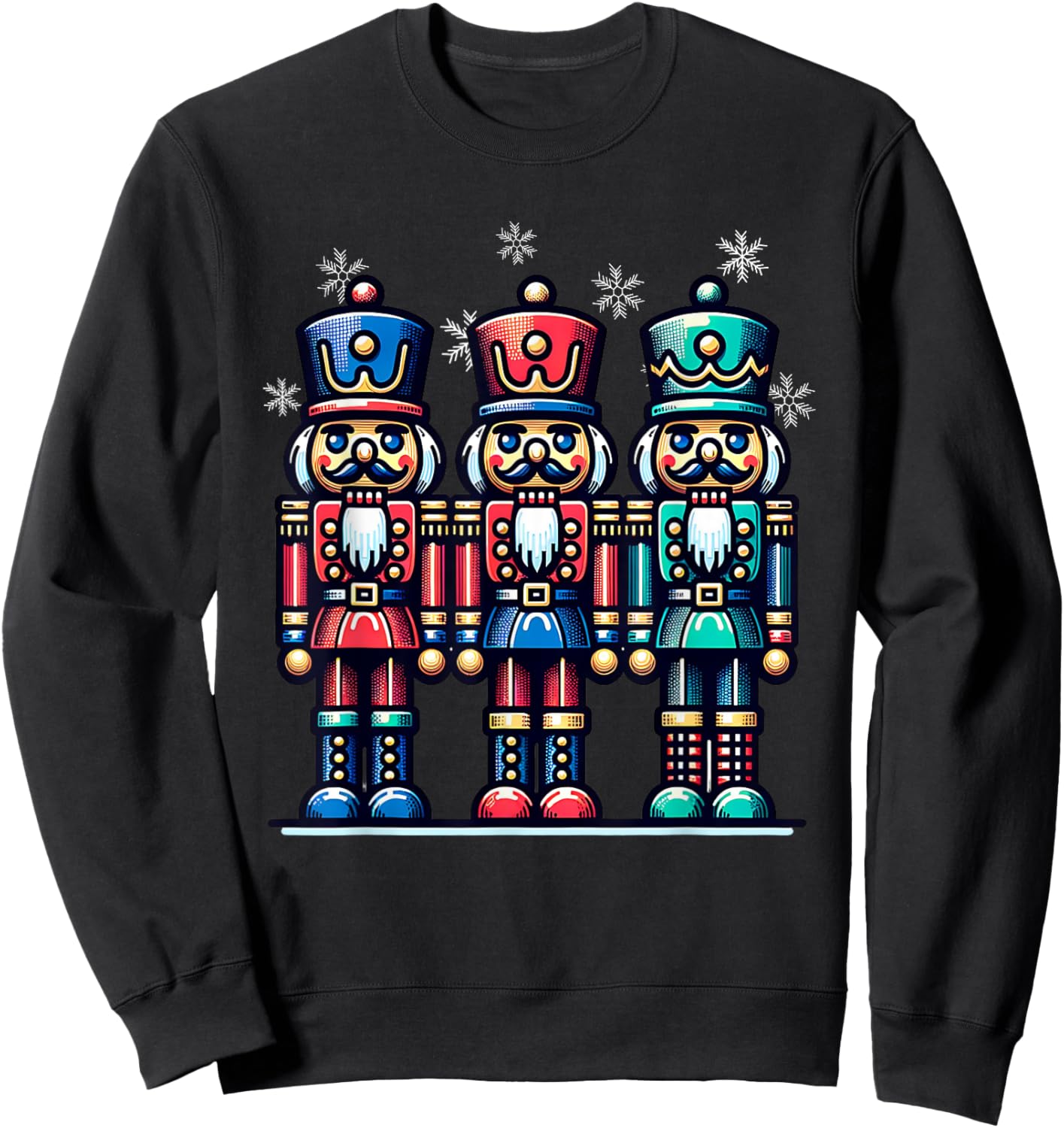 Christmas Nutcracker Men Women Nutcrackers Xmas Sweatshirt - Sweatshirt | Black