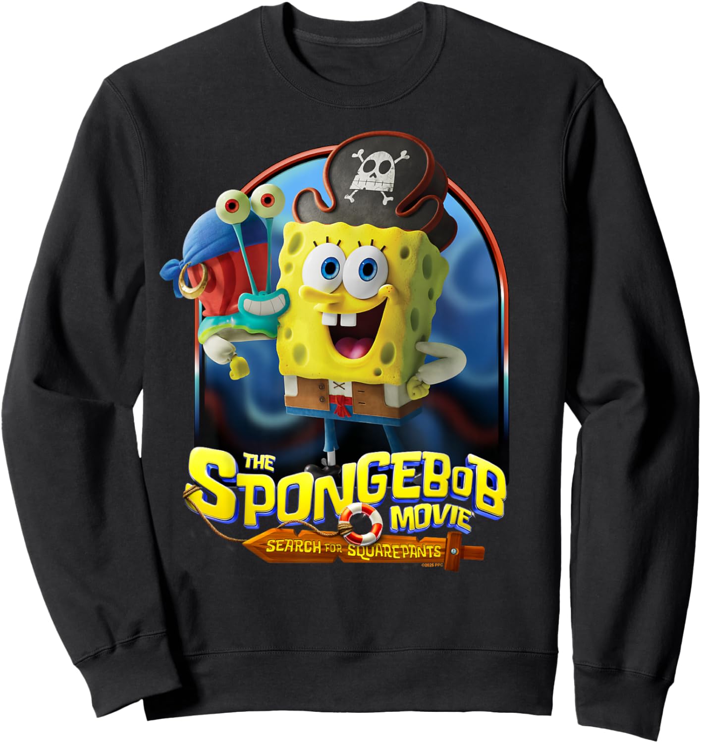 The Spongebob Movie: Search for Squarepants Gary Smile Sweatshirt - Sweatshirt | Black