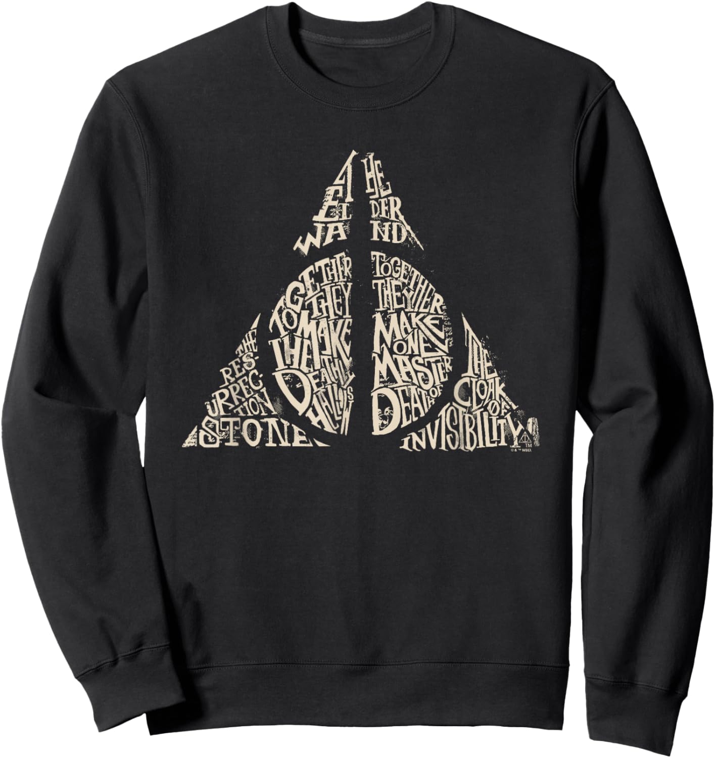 Harry Potter Together Make the Deathly Hallows Sweatshirt - Sweatshirt | Black