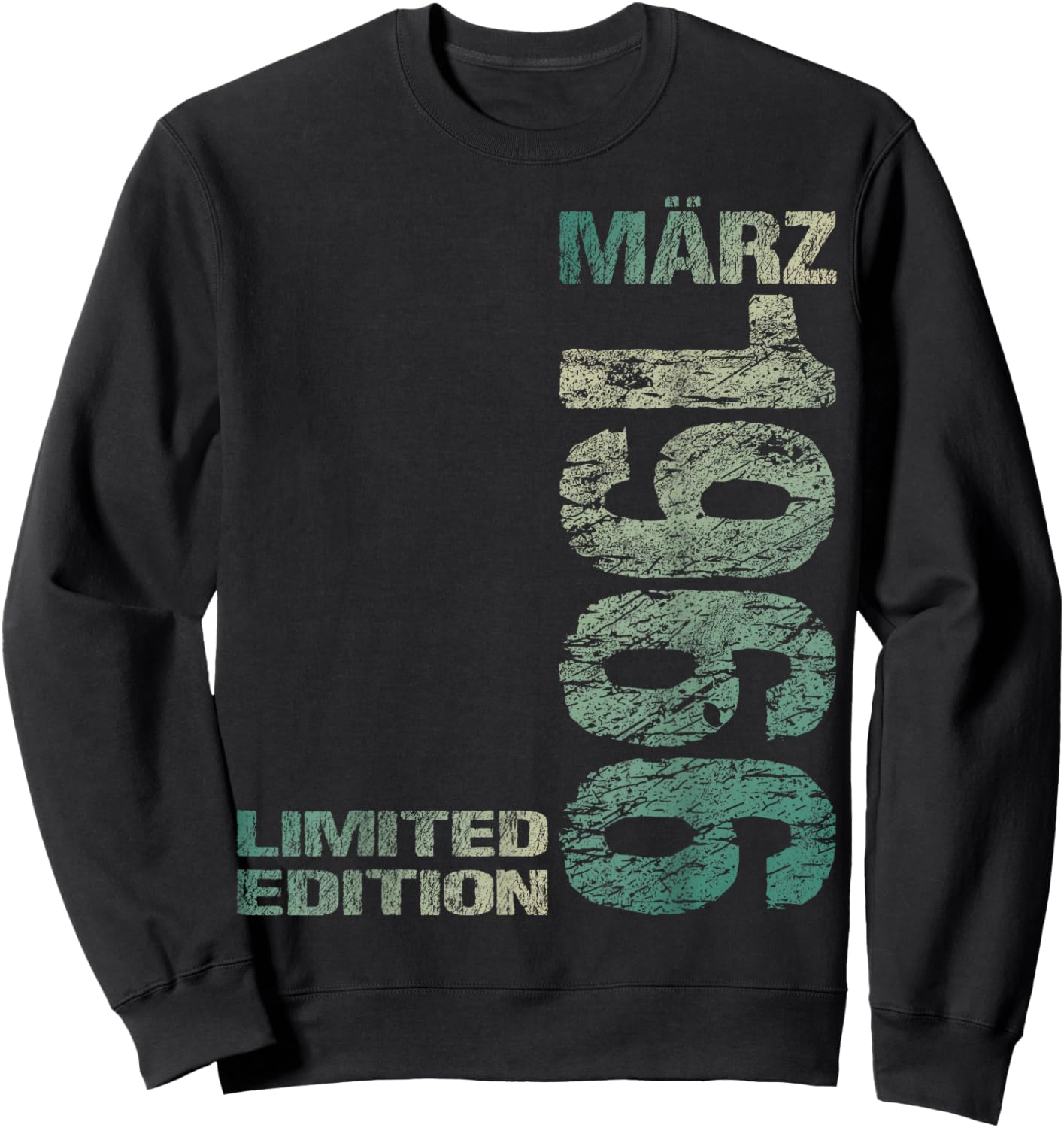March 1966 Man Woman 60th Birthday Limited Edition Sweatshirt - Sweatshirt | Black