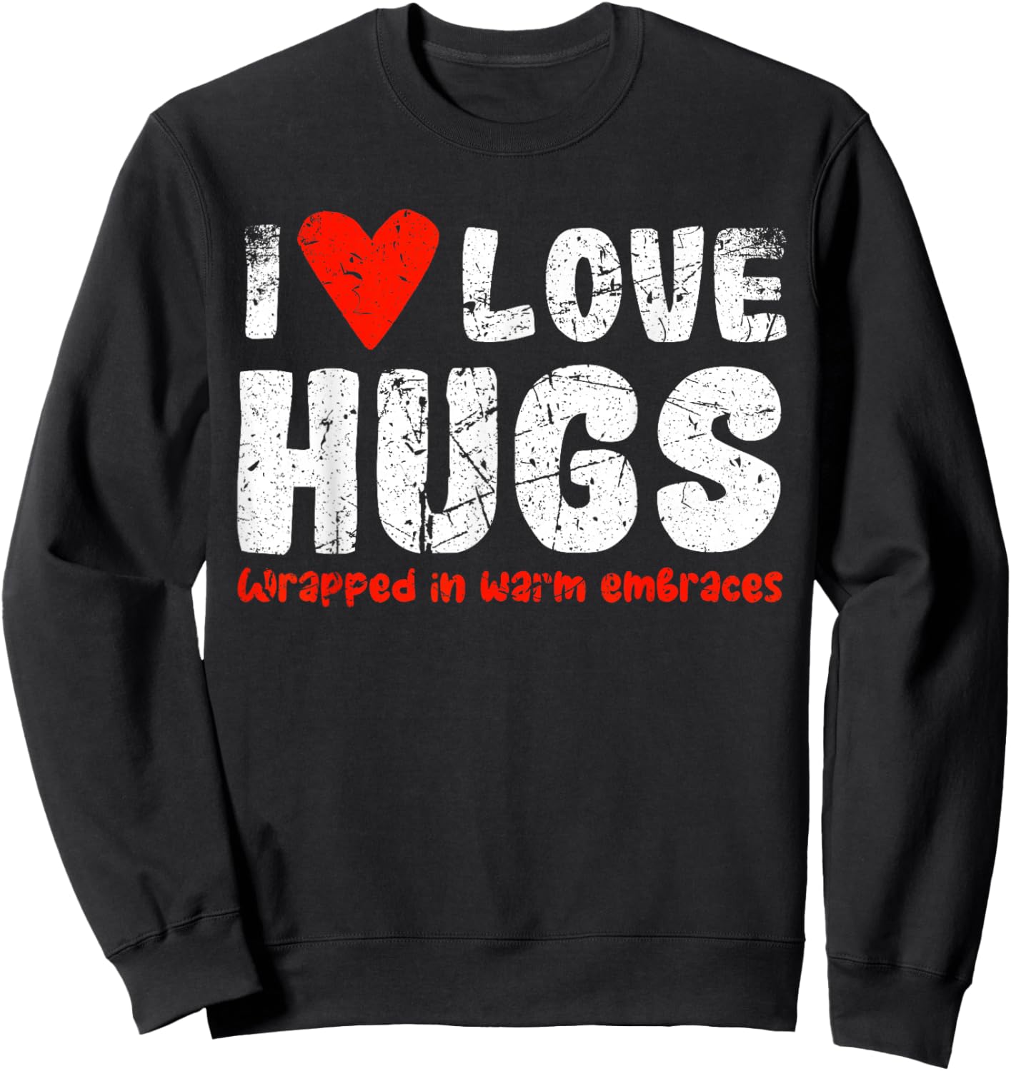 Hugs Sweatshirt - Sweatshirt | Black