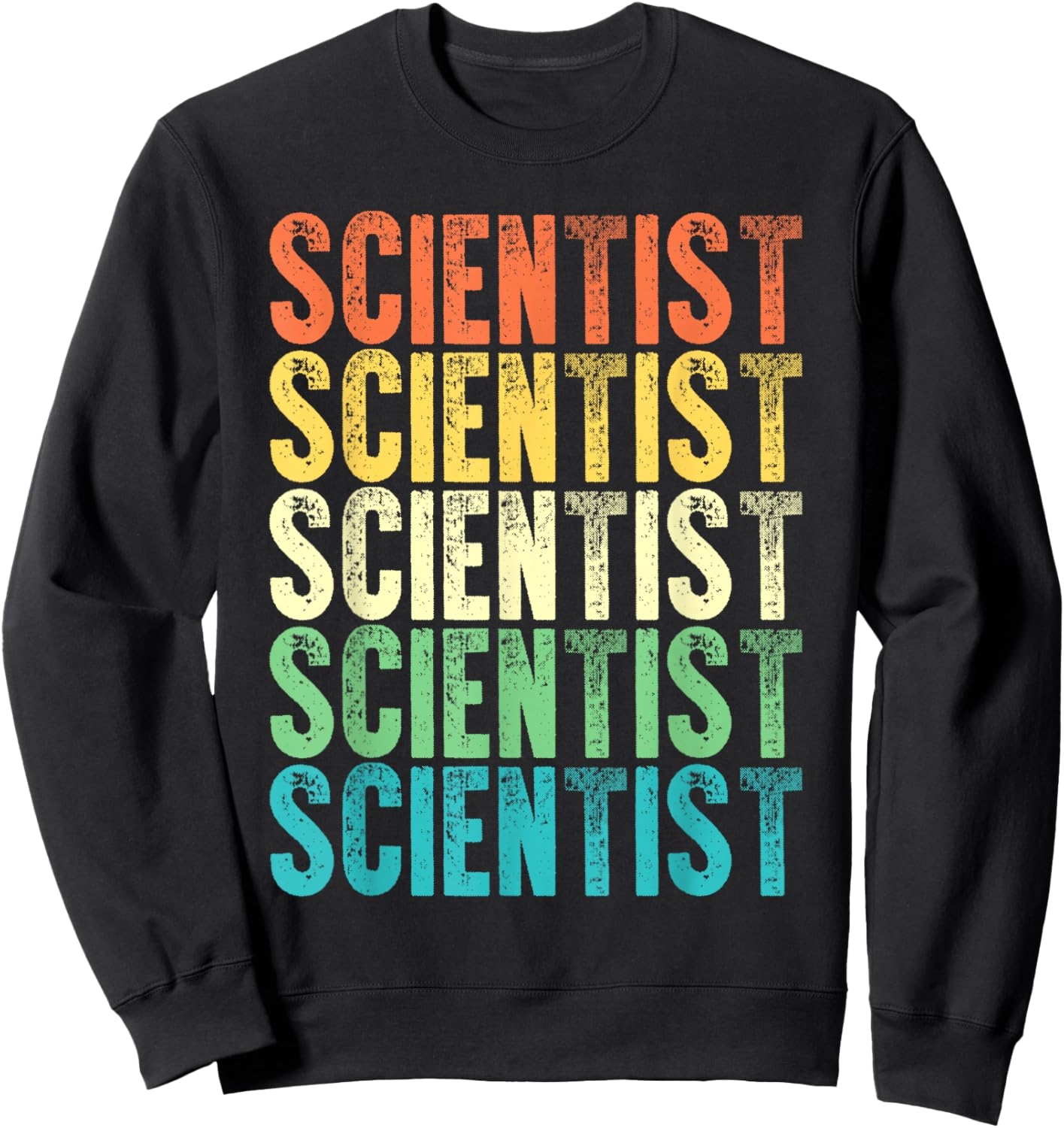 Scientist Vintage Style Job Sweatshirt - Sweatshirt | Black