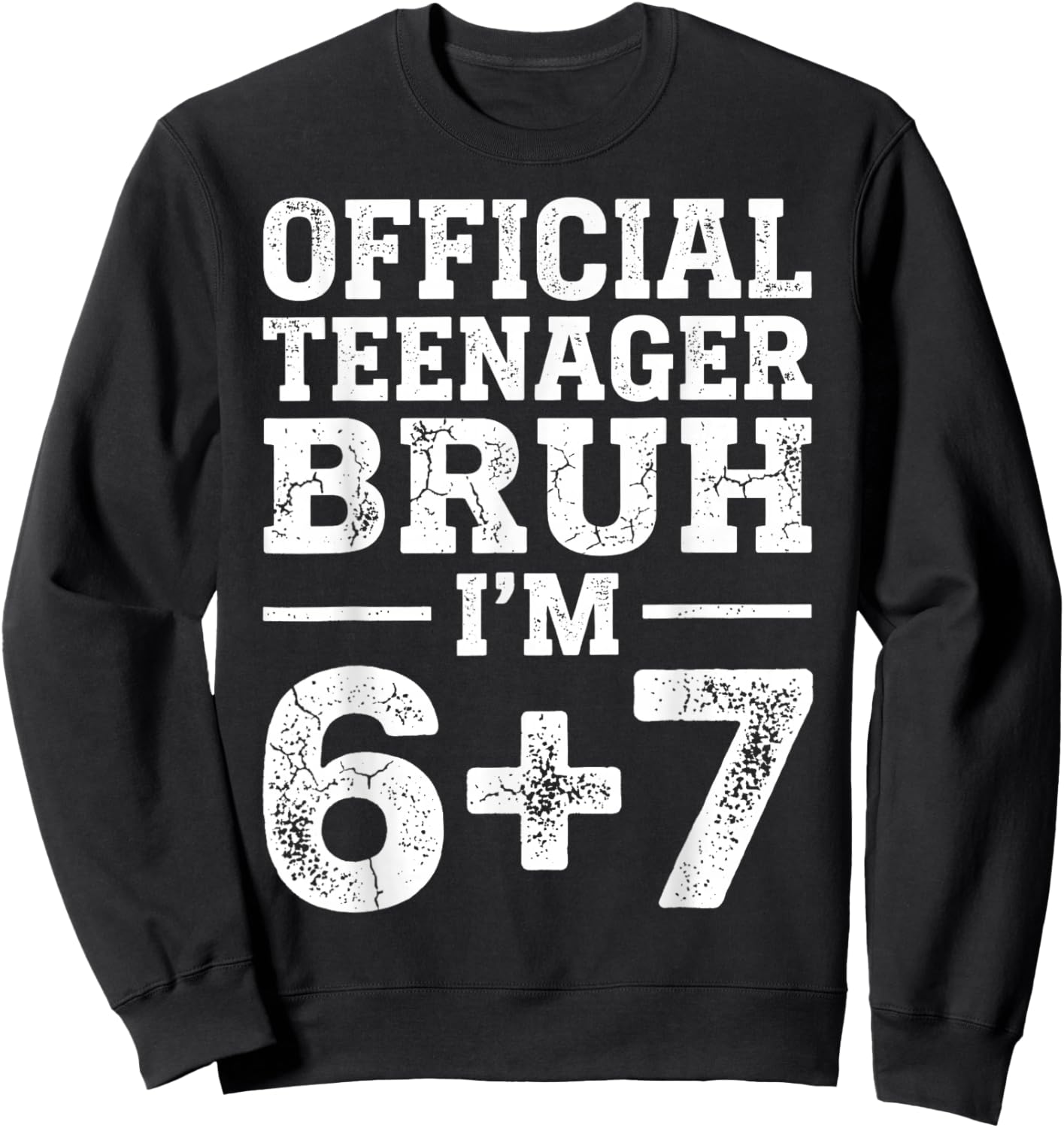 13th Birthday It's My 13 Bday Girls Boys Turning 13 Birthday Sweatshirt - Sweatshirt | Black