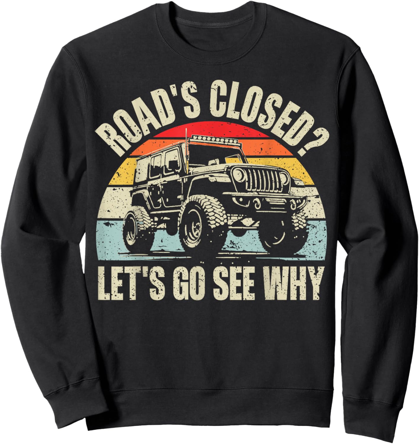 Offroad Racing Dad SxS 4X4 Off-Roading SUV UTV Car Lovers Sweatshirt - Sweatshirt | Black