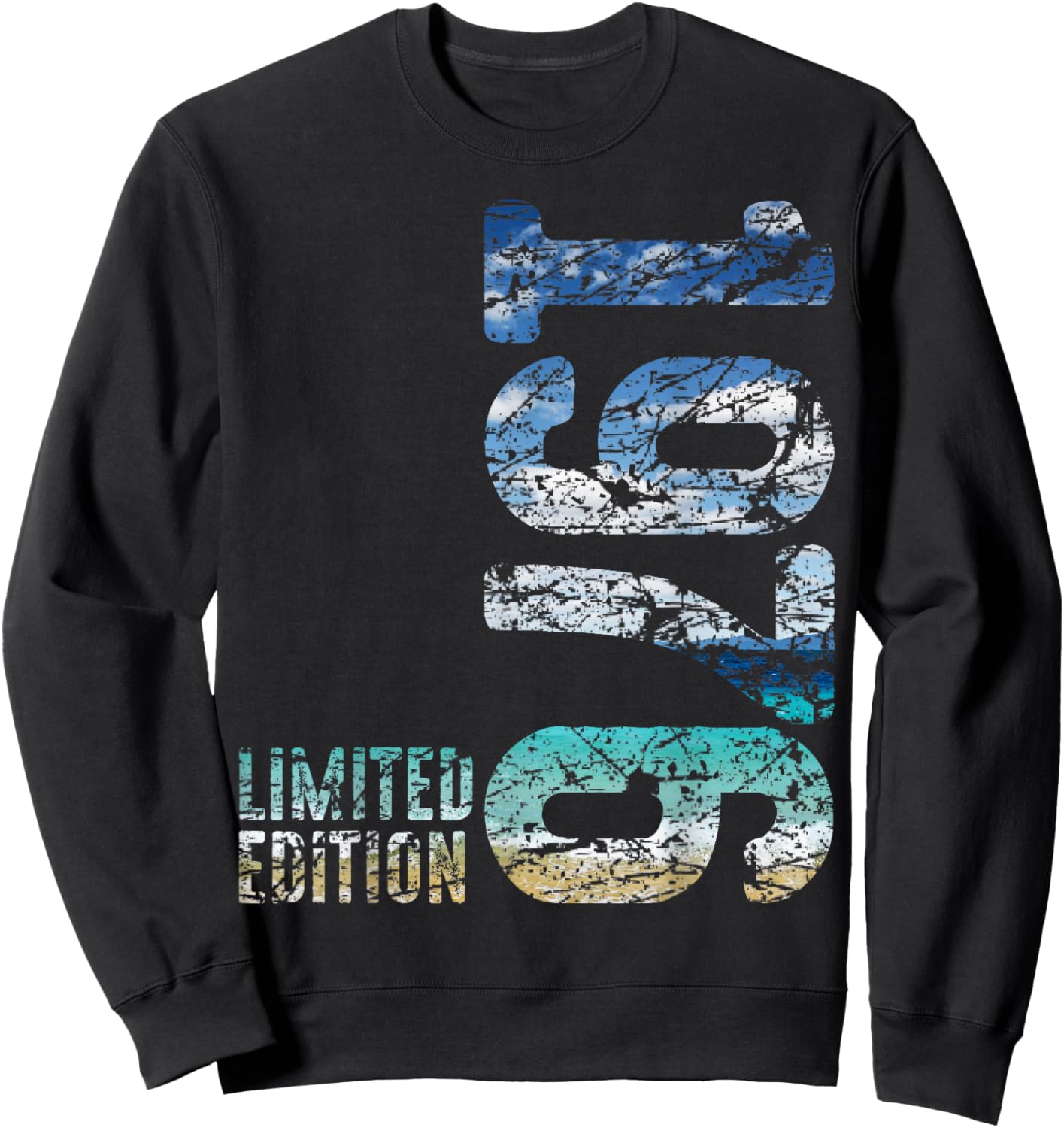 50e Anniversaire Homme Femme 50 Ans 1976 décoration Cadeau Amusant Sweatshirt - Sweatshirt | Black