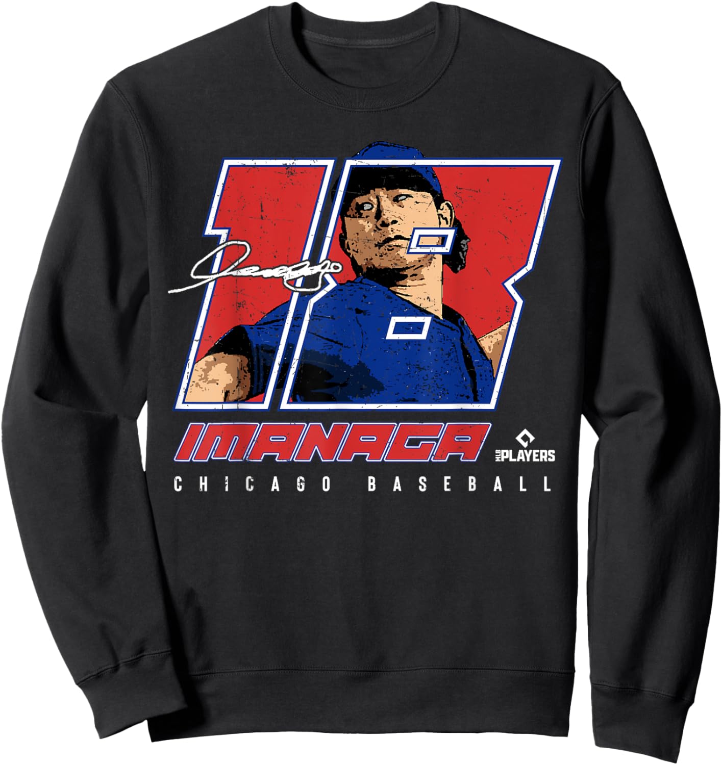 Silhouette Shota Imanaga Chicago MLBPA Sweatshirt - Sweatshirt | Black