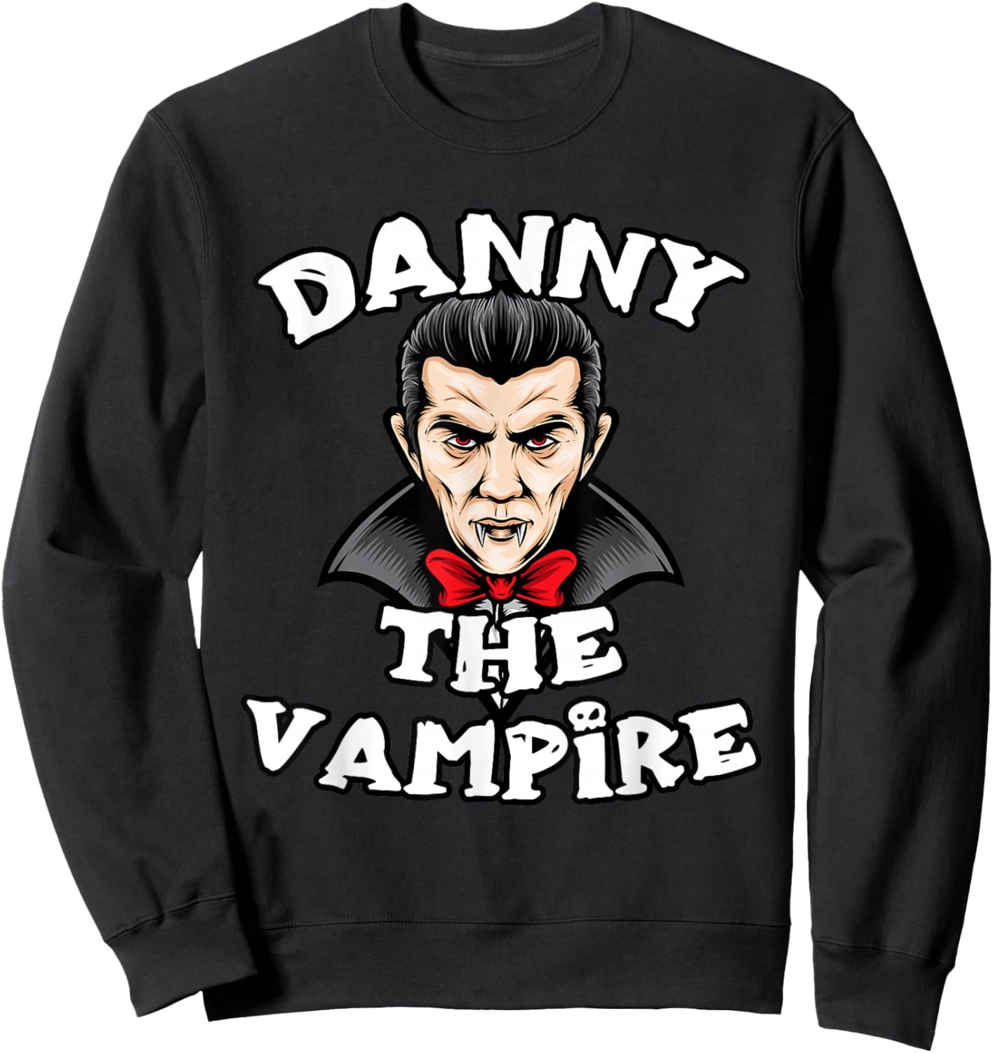 Danny The Vampire Halloween Simple Costume Sweatshirt - Sweatshirt | Black