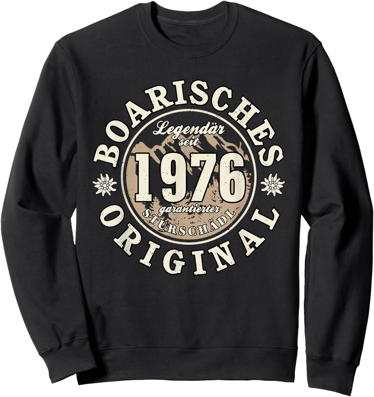 50. Geburtstag 2026 Bayrisches Original geboren 1976 Männer Sweatshirt - Sweatshirt | Black